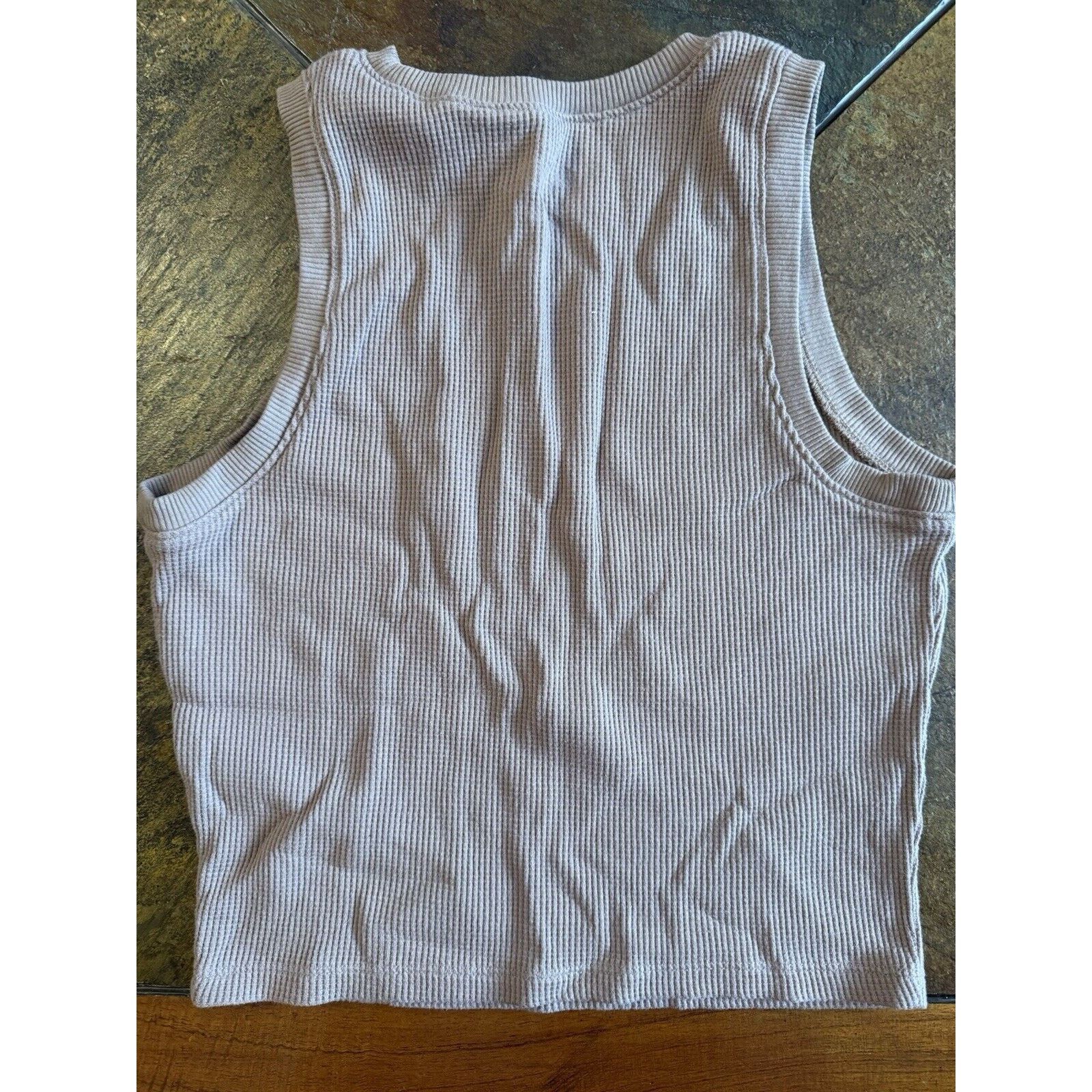 Hollister Hollister Waffle Knit Sleeveless Must Have Collection Tank Size L / US 10 / IT 46 - 1 Thumbnail