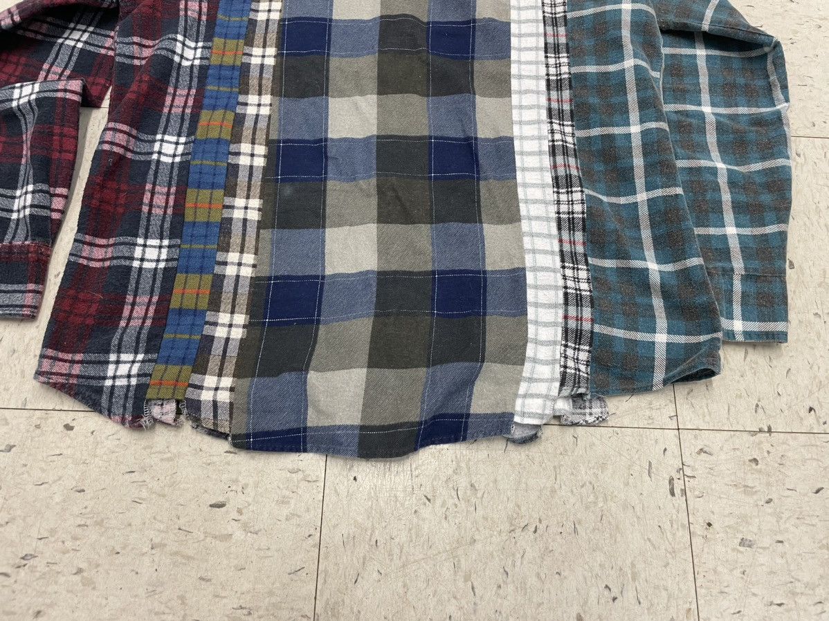 Needles Rebuild 7 Cuts Flannel Shirt Button Up Plaid Cotton Japan Size US M / EU 48-50 / 2 - 10 Thumbnail