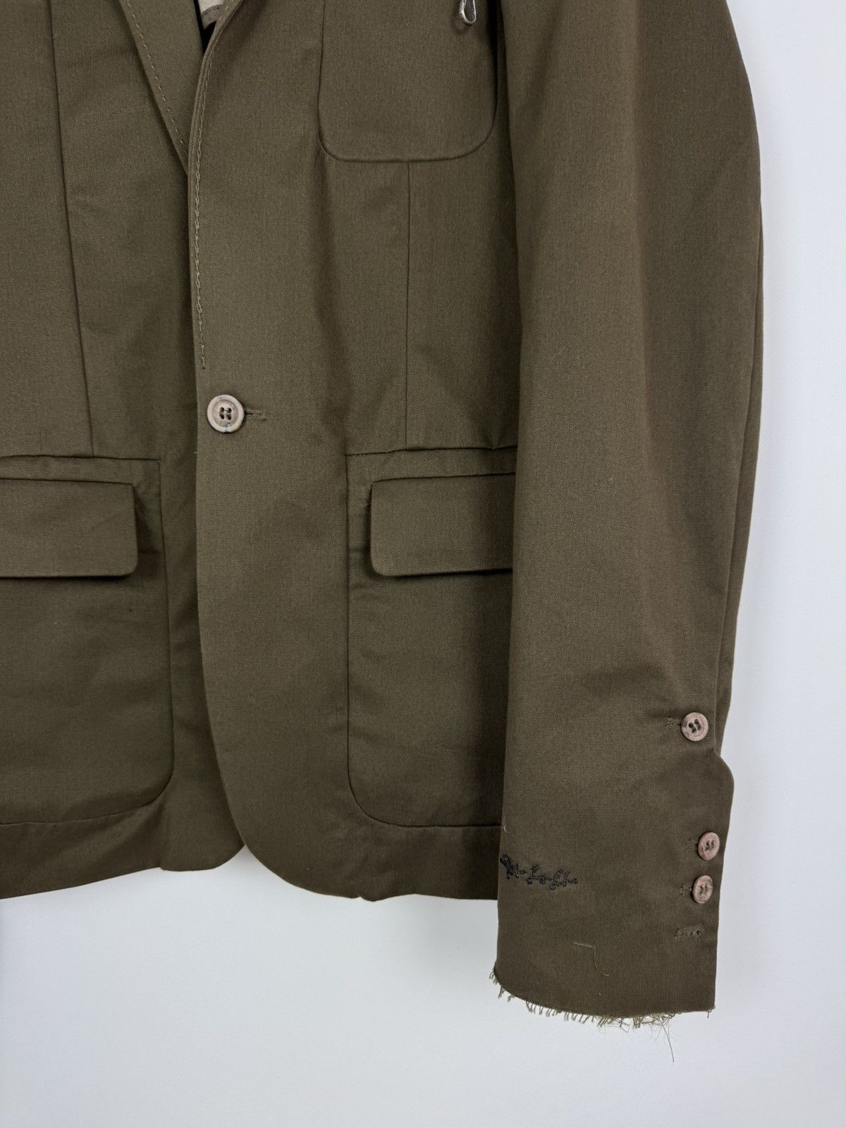 Diesel Diesel Designer Khaki Casual Blazer Size US L / EU 52-54 / 3 - 7 Thumbnail