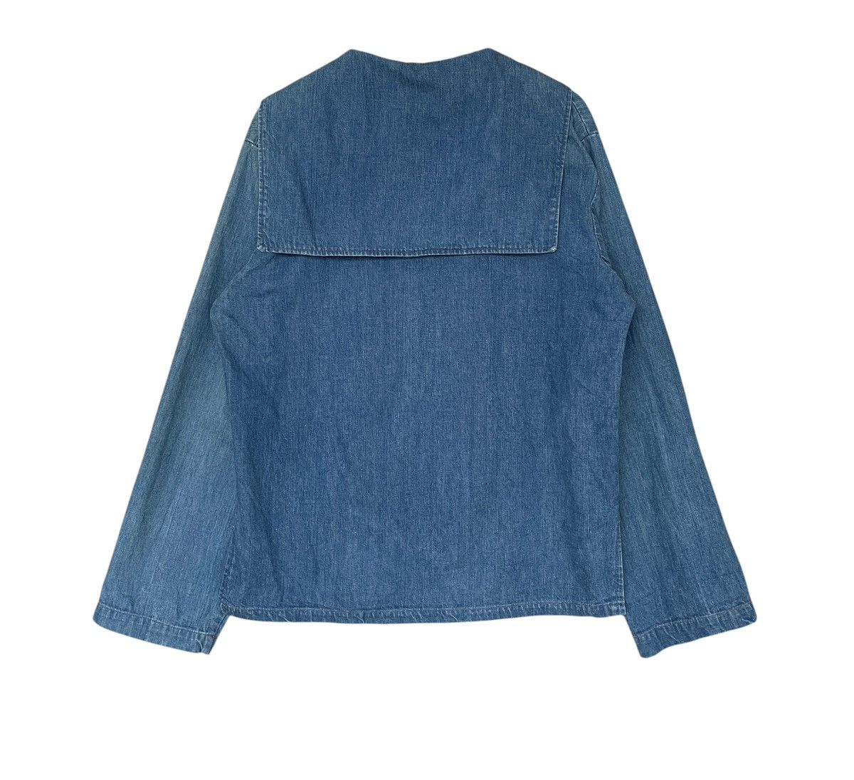 Vintage Vintage Brand Landlubber Open Collar Shirt Denim 1990s Size US M / EU 48-50 / 2 - 2 Thumbnail