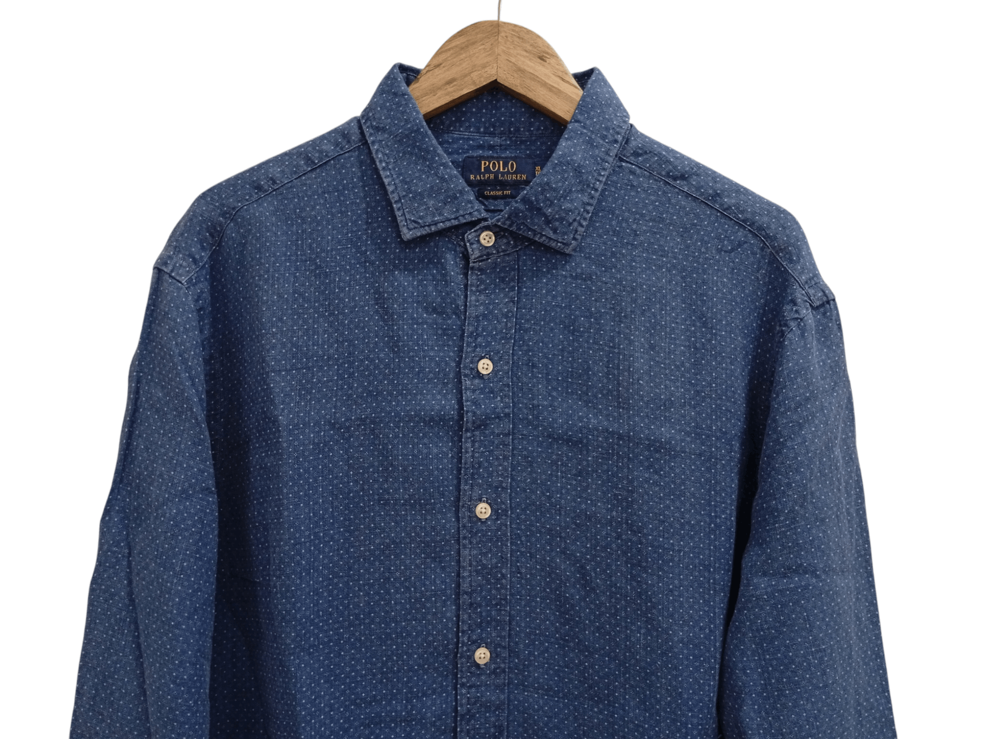 Indigo × Polo Ralph Lauren 🔥🔥Polo Ralph Lauren Indigo LS Shirt Size US XL / EU 56 / 4 - 10 Thumbnail