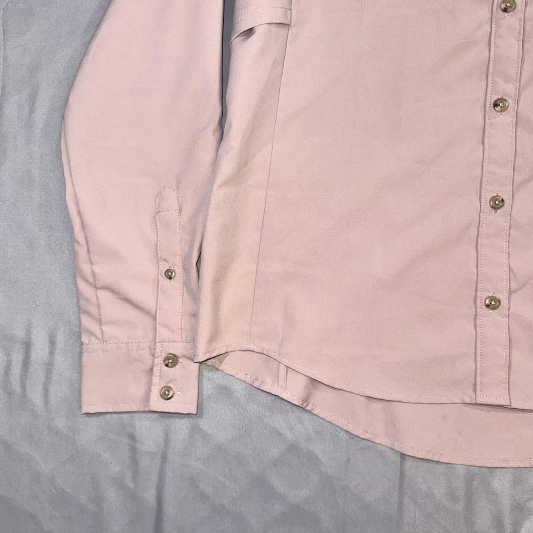 Patagonia Patagonia Shirt Womens 12 Pink Long Sleeve Button-Up Chest Pockets Lightweight Size XL / US 12-14 / IT 48-50 - 4 Thumbnail