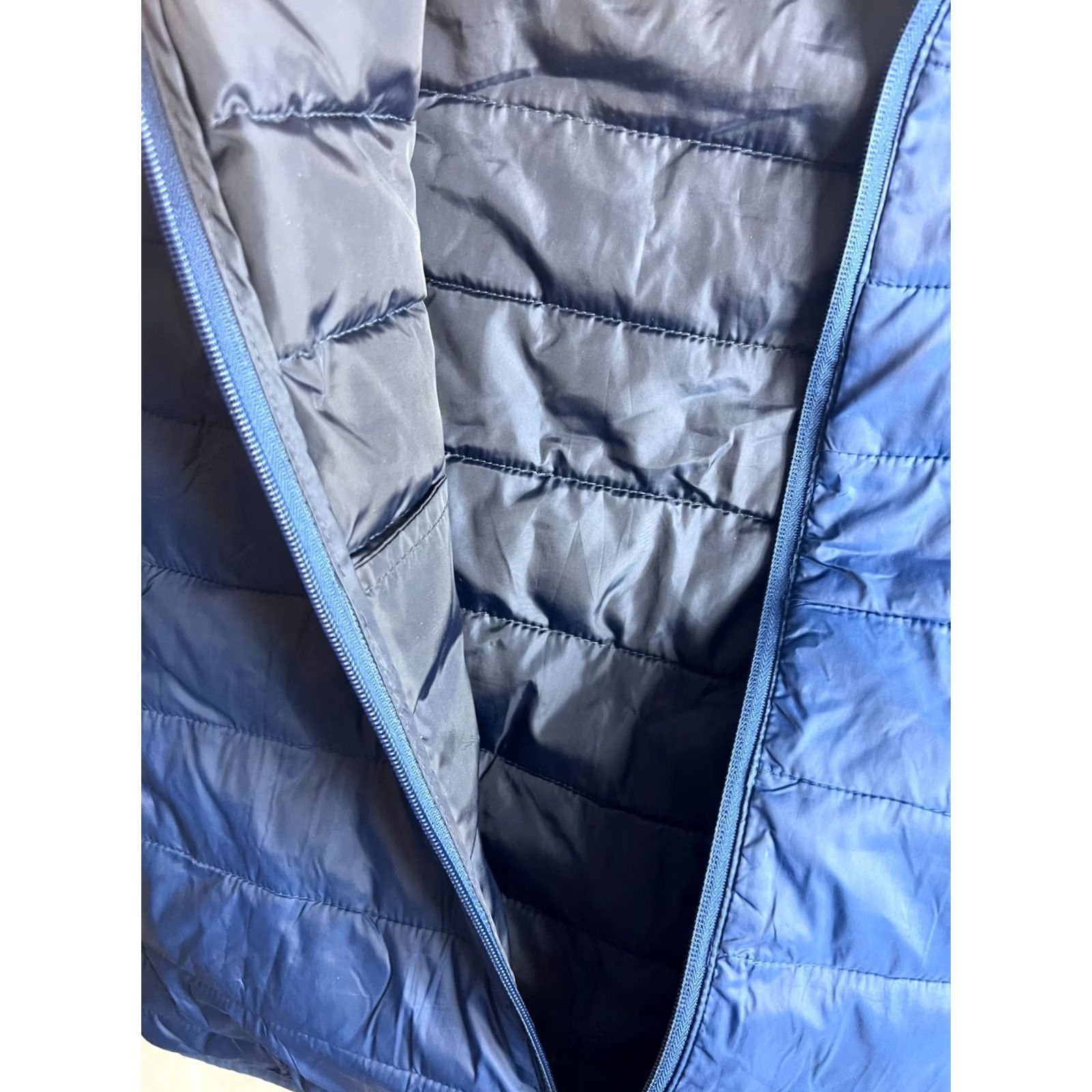 Vintage Swiss Tech Performance Gear Mens Small Puffer Jacket Coat Packable Navy Quilted Size US S / EU 44-46 / 1 - 6 Thumbnail