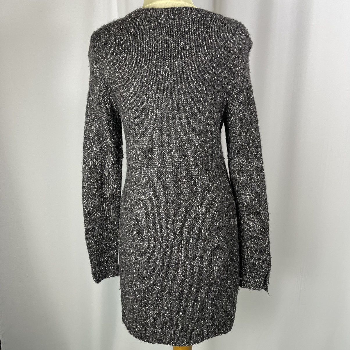 Gap GAP Gray Knit Sweater Dress Size XS / US 0-2 / IT 36-38 - 2 Thumbnail