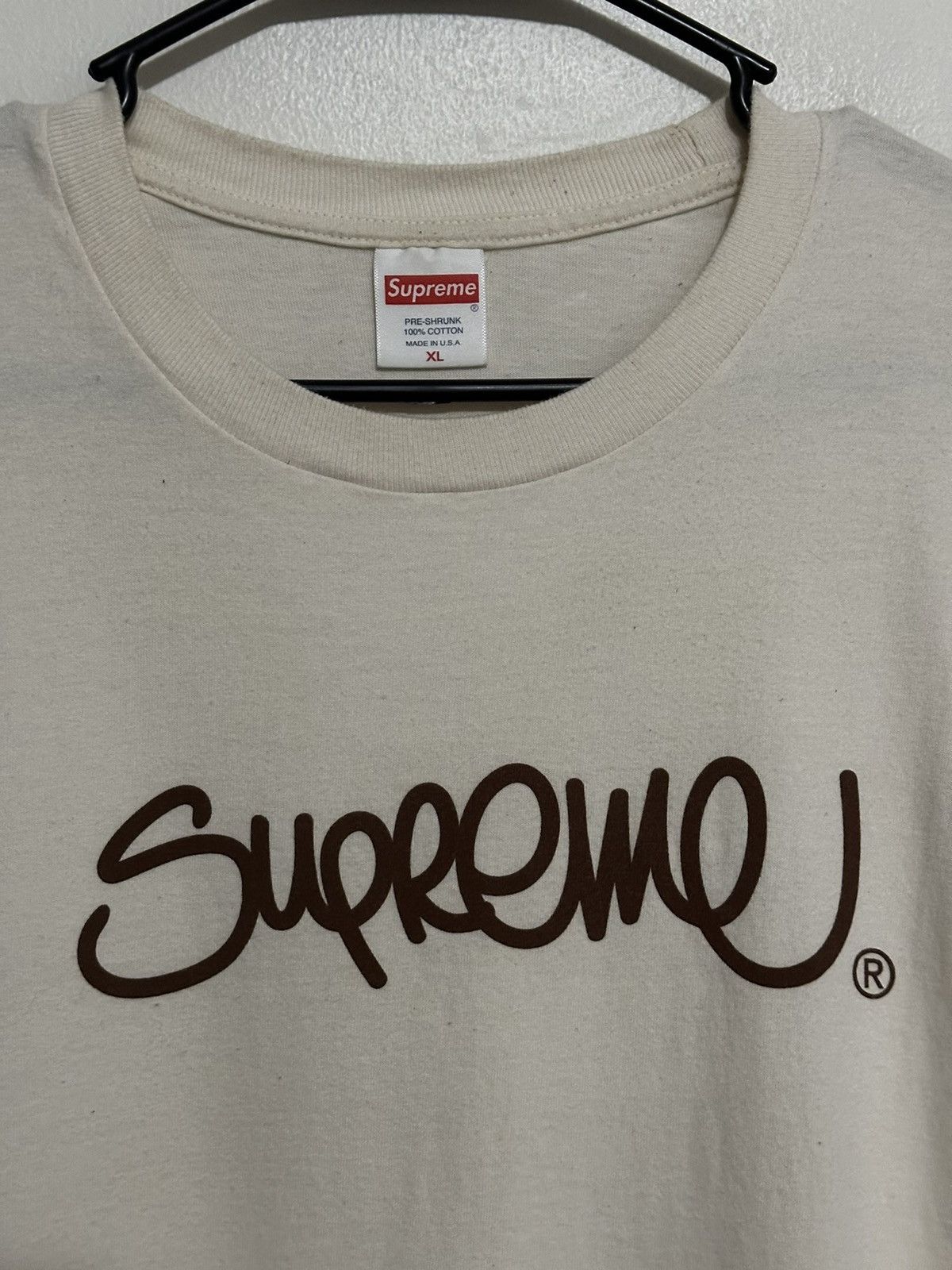 Supreme Supreme Handstyle Tee Size US XL / EU 56 / 4 - 2 Thumbnail