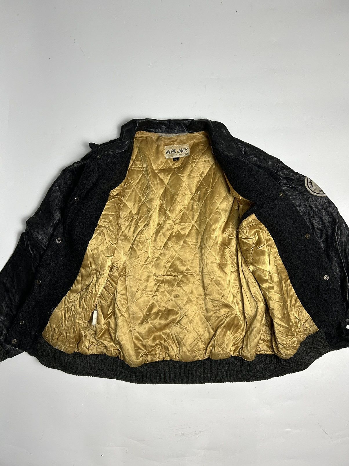 F.C. Real Bristol × Leather LEATHER VARSITY JACKET ALFIE JACK Size US L / EU 52-54 / 3 - 5 Thumbnail