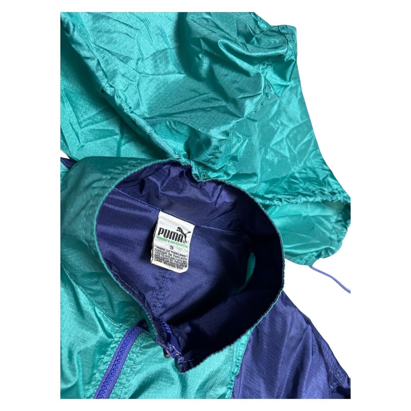 Puma VINTAGE 90s PUMA Lightweight Windbreaker Jacket Small Size US S / EU 44-46 / 1 - 4 Thumbnail
