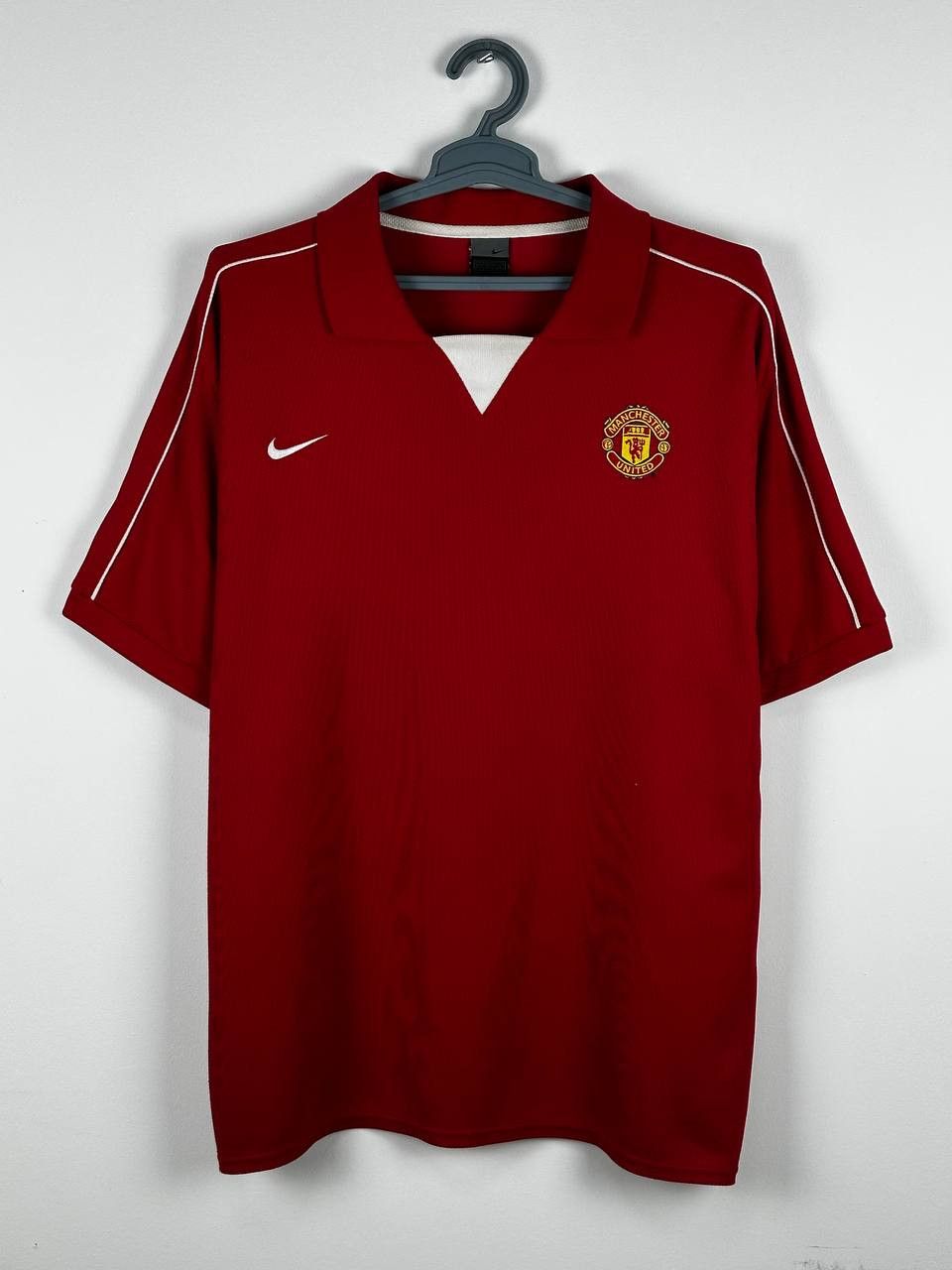 Nike × Vintage Vintage Nike Manchester United 2002 Vodafone Soccer Jersey Size US XXL / EU 58 / 5 - 2 Thumbnail