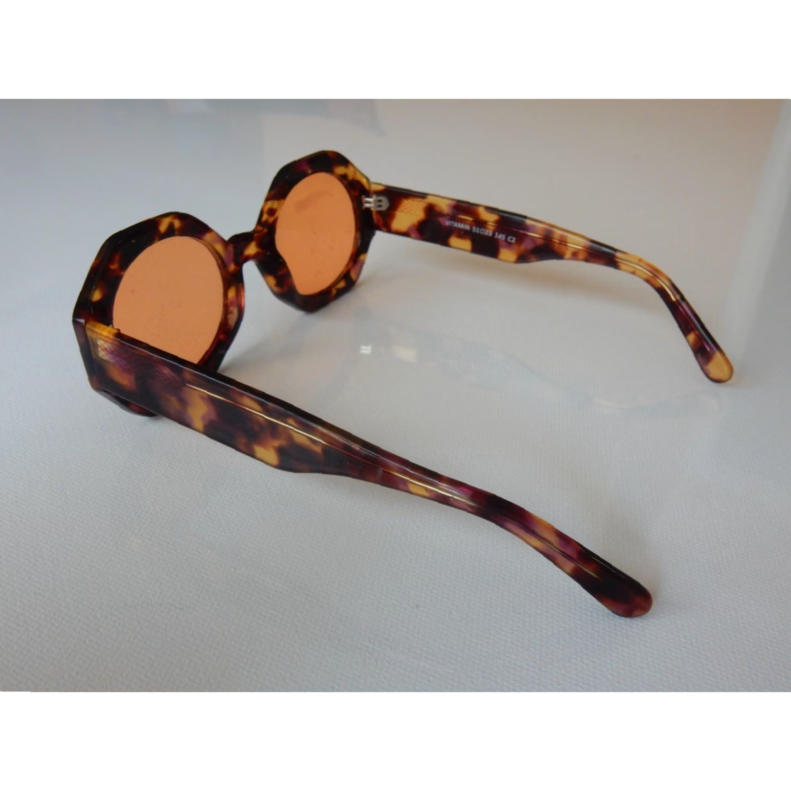 Vintage Eyebuydirect Sunglasses Frames Only 51[]23 145 Brown Women Frames Sunglasses Vintage? Size ONE SIZE - 3 Thumbnail
