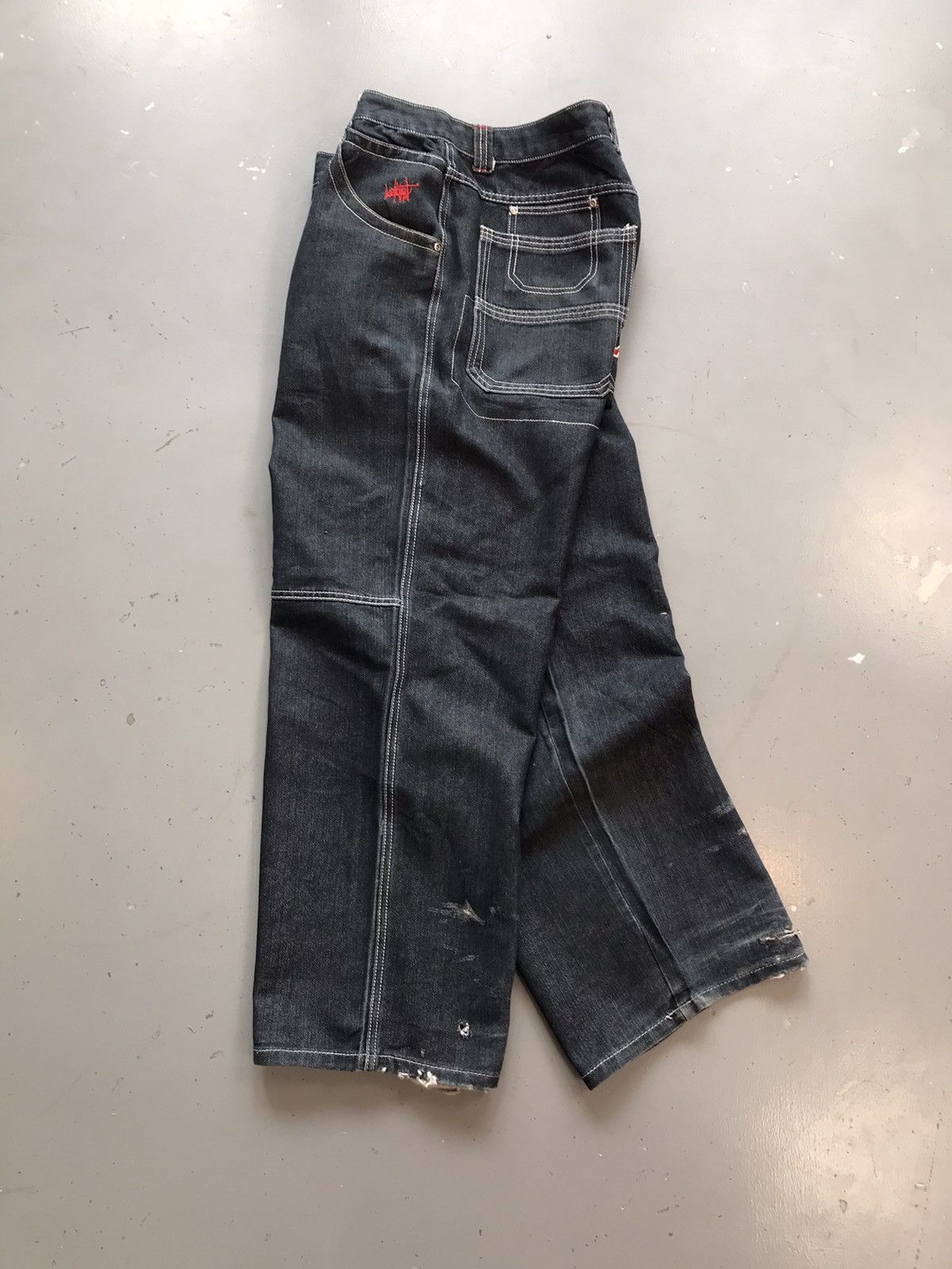JNCO × Southpole × Vintage Vintage ice point big pocket baggyfit denim Size US 34 / EU 50 - 5 Thumbnail