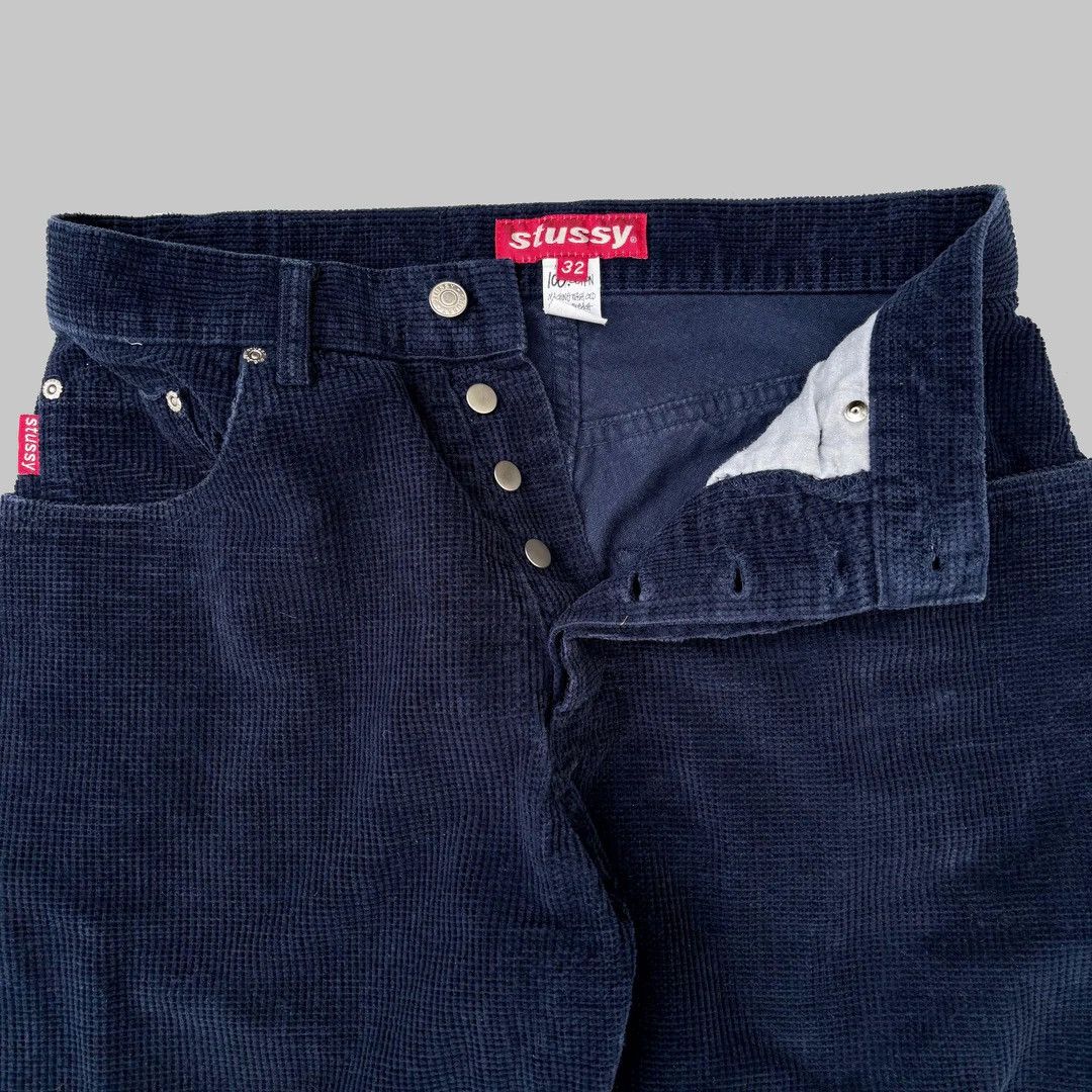 Stussy Stussy 1990 90s Vintage W32 USA Made Corduroy Pants Trousers Size US 32 / EU 48 - 3 Thumbnail