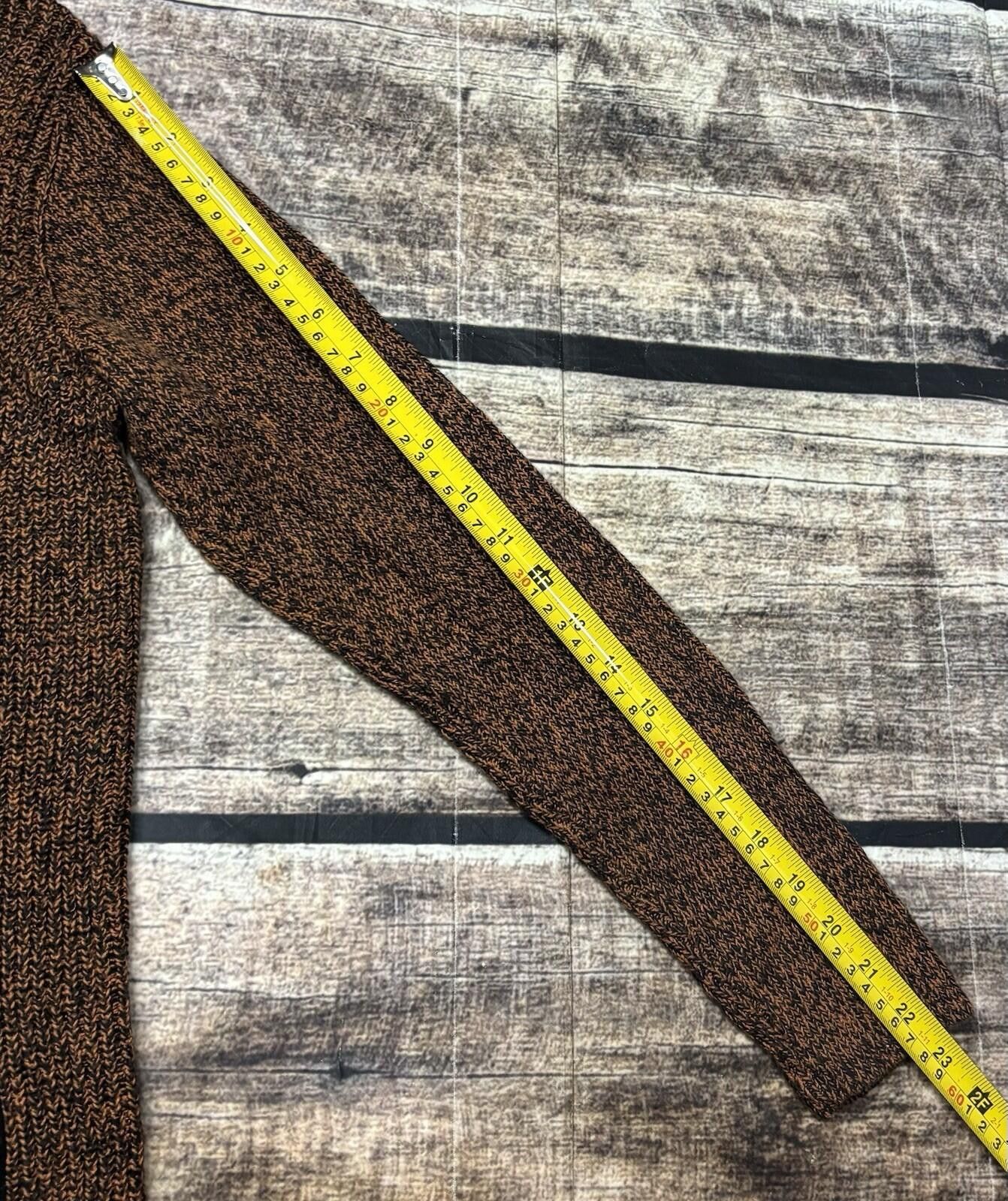 Other Susan Graver Sweater Womens Medium Chunky Knit Faux Suede Size M / US 6-8 / IT 42-44 - 11 Thumbnail