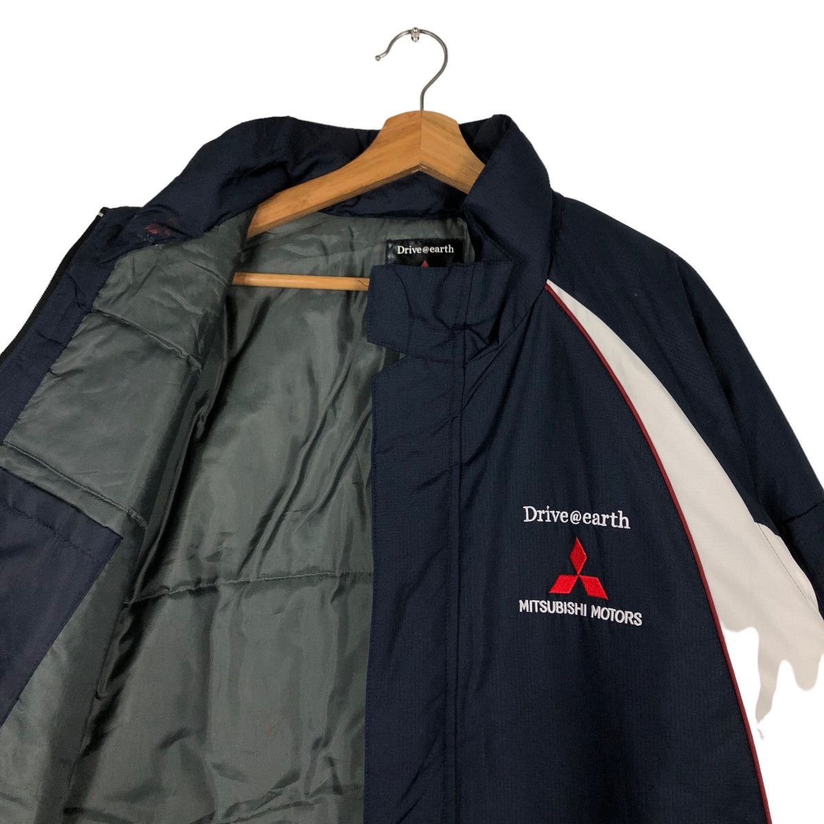 Japanese Brand 🔥90’s Vintage Work Jacket Bomber Design Mitsubishi Racing Size US L / EU 52-54 / 3 - 9 Thumbnail
