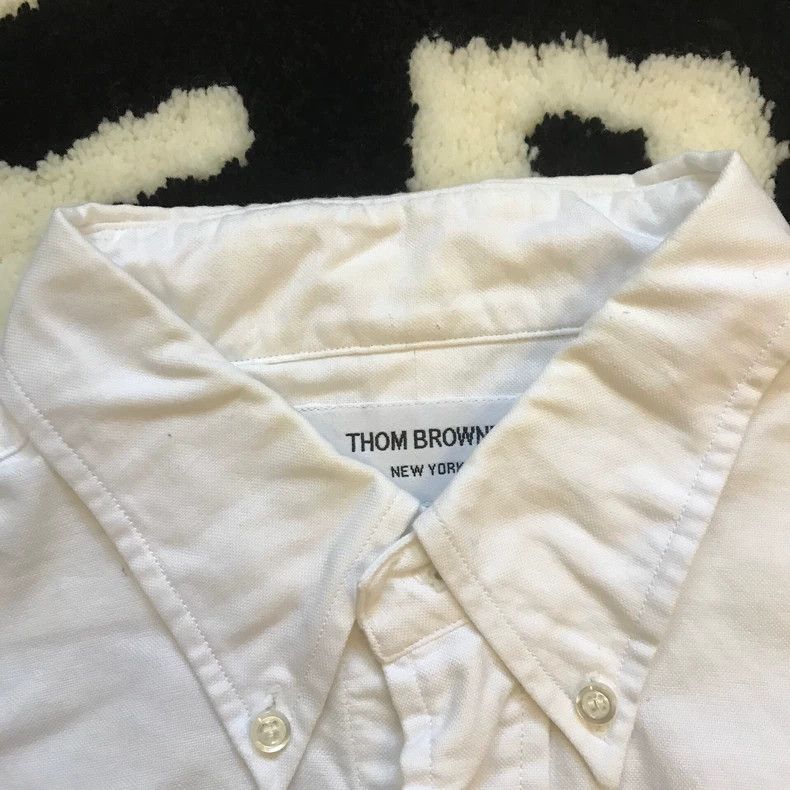 Thom Browne Thom Browne Whale embroidered shirt Size US L / EU 52-54 / 3 - 4 Thumbnail