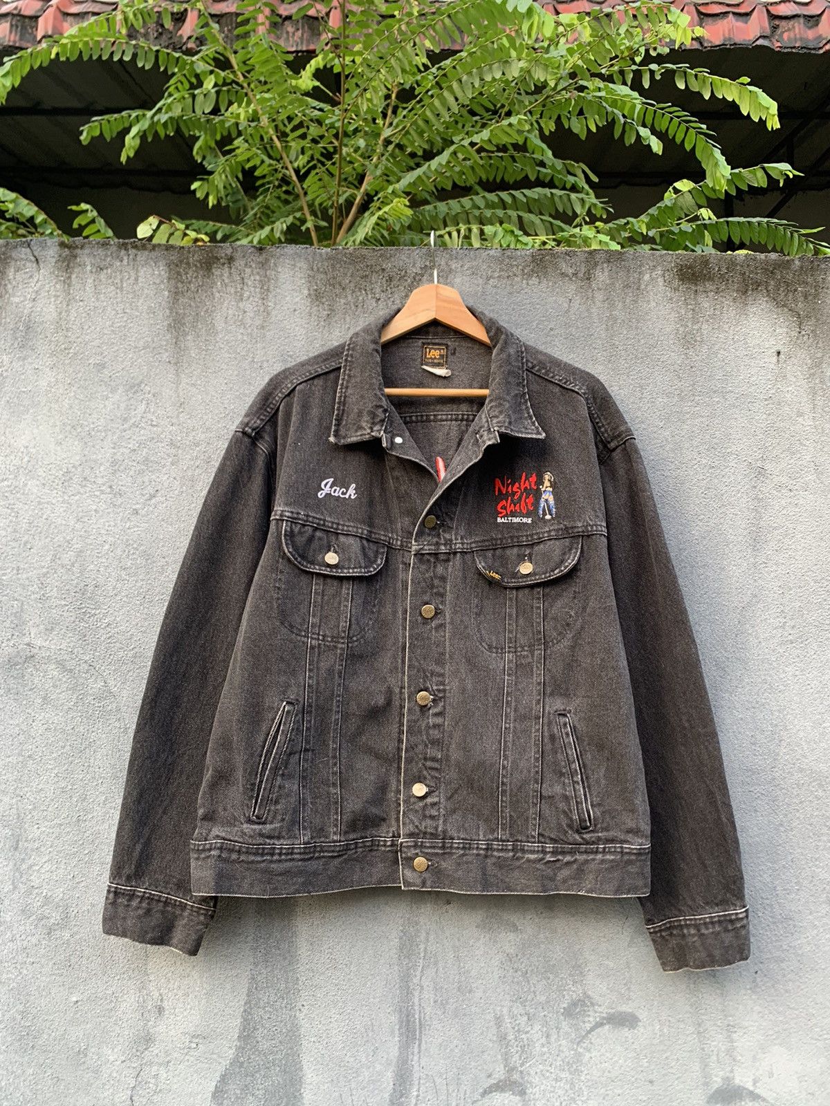 Lee 👹VINTAGE LEE STORM RIDER BAR TEES TRUCKER JACKET Size US M / EU 48-50 / 2 - 1 Thumbnail