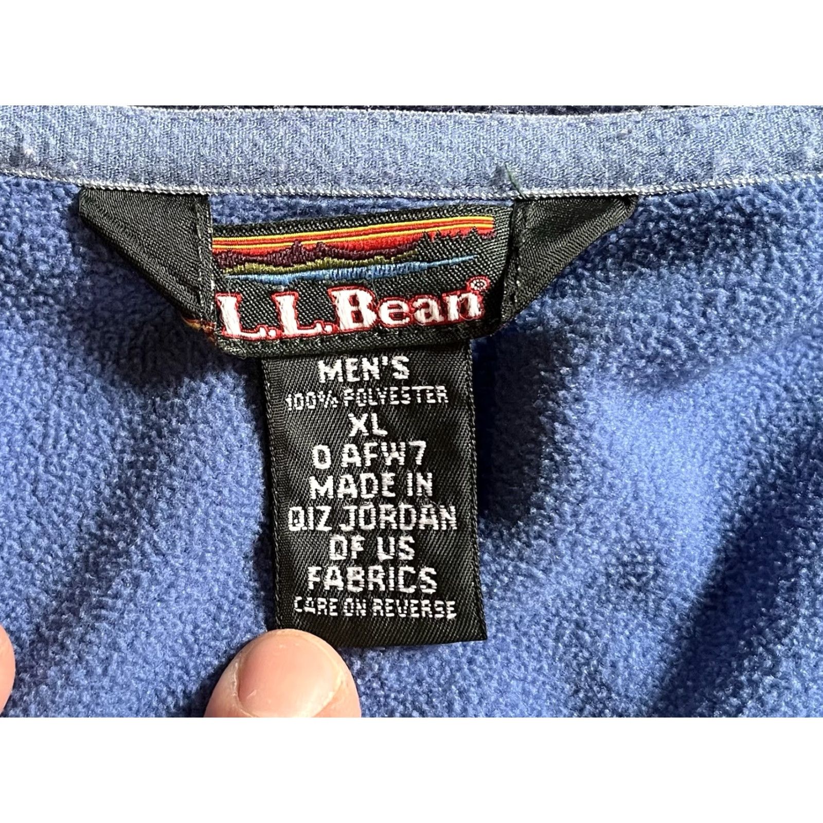 Vintage VINTAGE LL Bean Polartec Full Zip Fleece Men’s XL Blue Jacket Size US XL / EU 56 / 4 - 6 Thumbnail