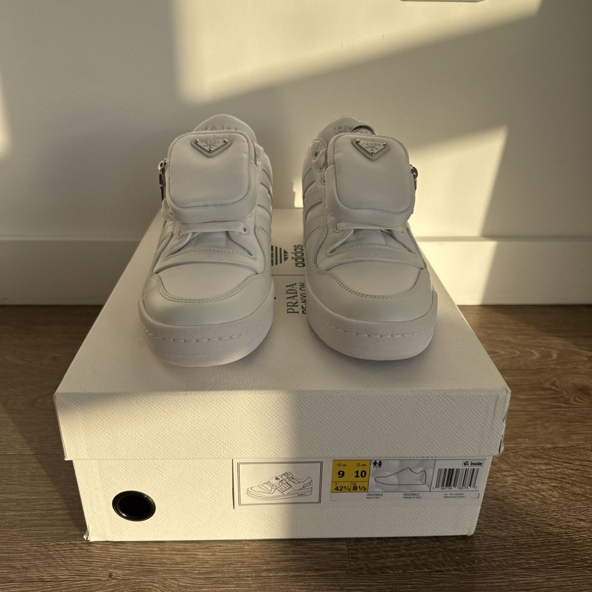 Adidas × Prada Prada adidas Forum Low white Size US 9 / EU 42 - 2 Thumbnail