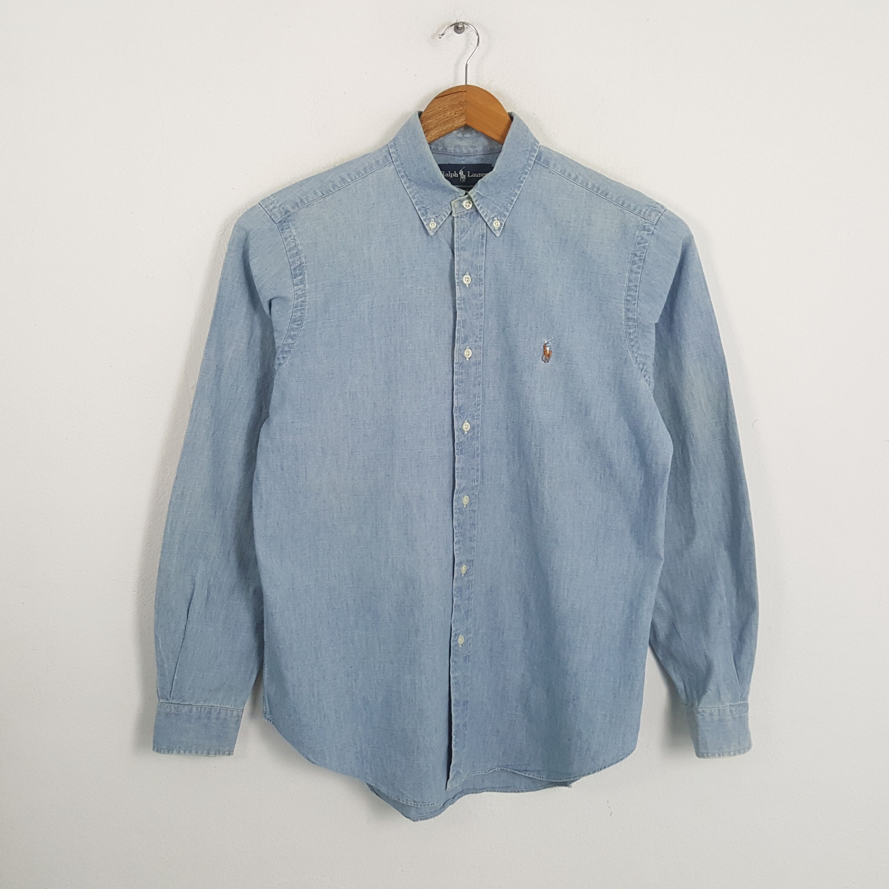 Polo Ralph Lauren × Vintage Vintage POLO by RALPH LAUREN Fashion Brand Denim Shirts Size US M / EU 48-50 / 2 - 1 Thumbnail