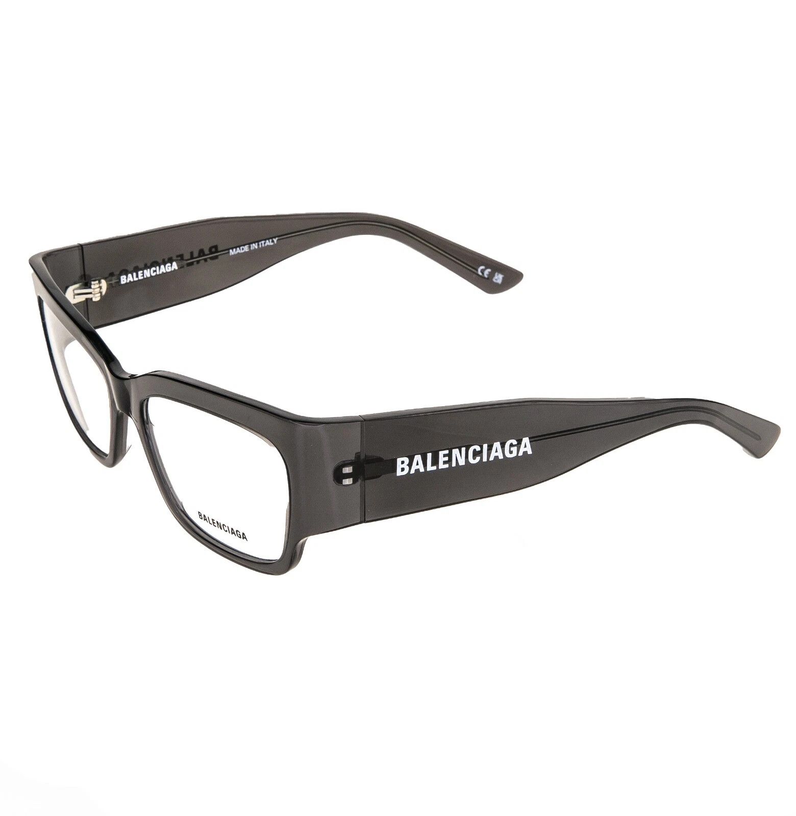 Balenciaga BALENCIAGA 0332 Gray Bold Logo Eyeglasses 54mm GG0332O 004 Size ONE SIZE - 4 Thumbnail