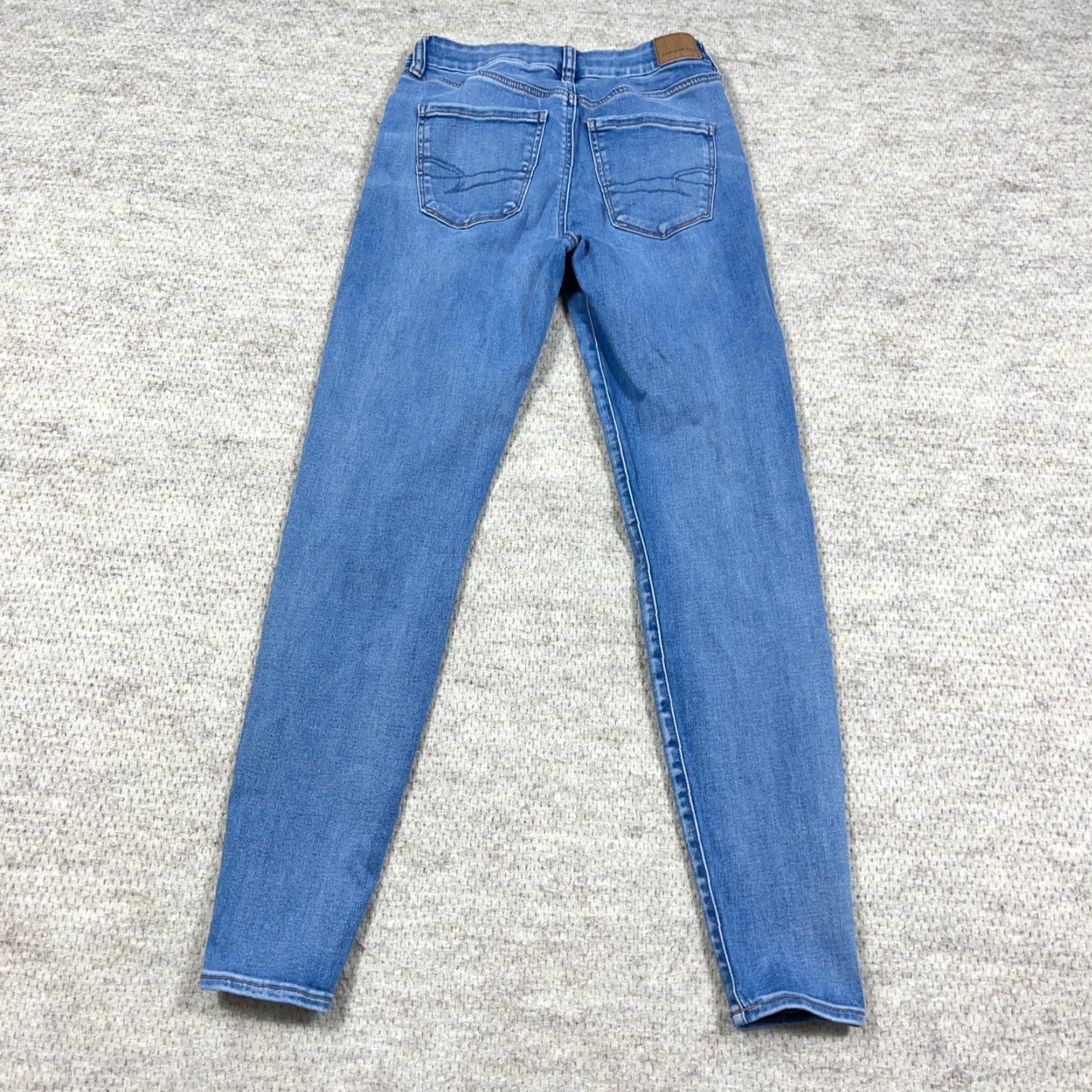 American Eagle Outfitters American Eagle Outfitters Jeans 4 Long Blue Jegging Womens Size 27" / US 4 / IT 40 - 2 Thumbnail