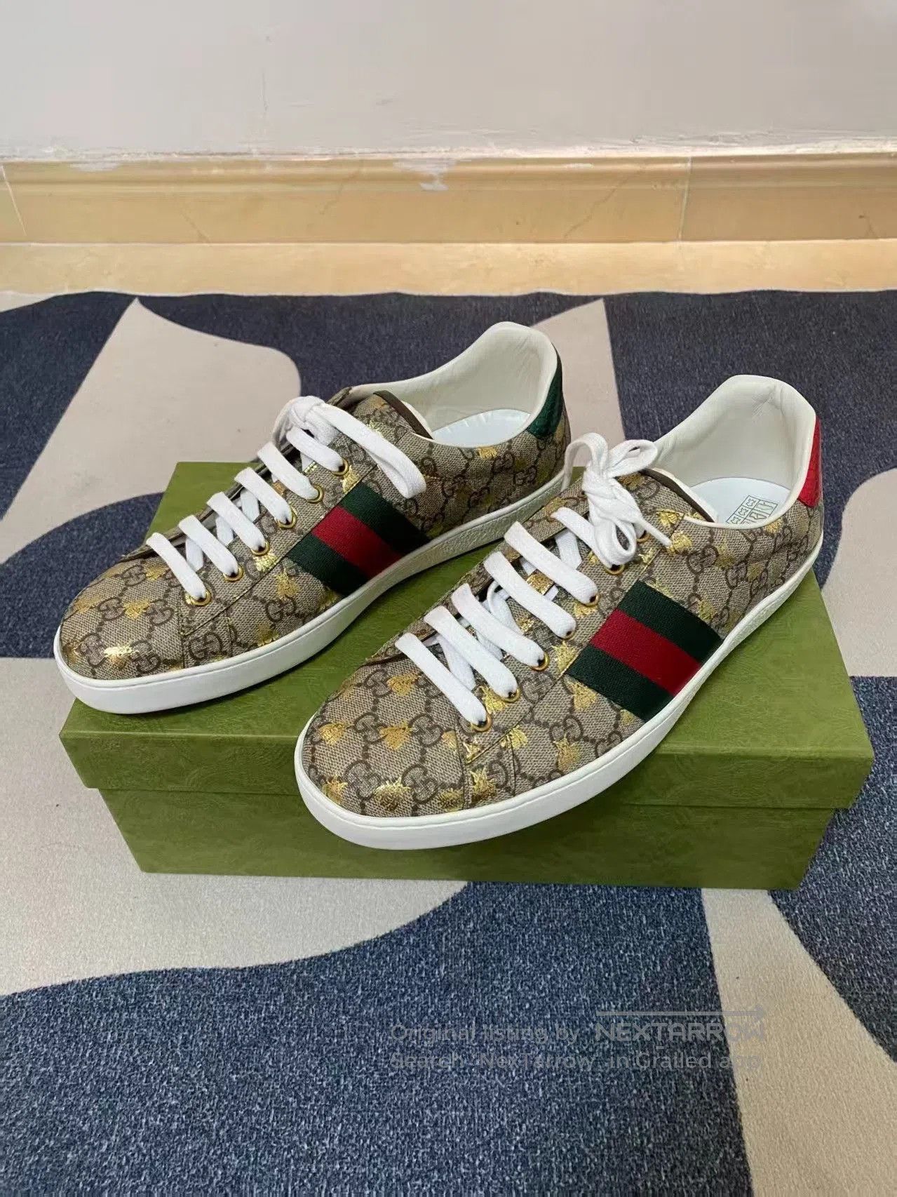 Gucci Gucci Bee Sneakers Size 44.5. Size US 11 / EU 44 - 1 Thumbnail