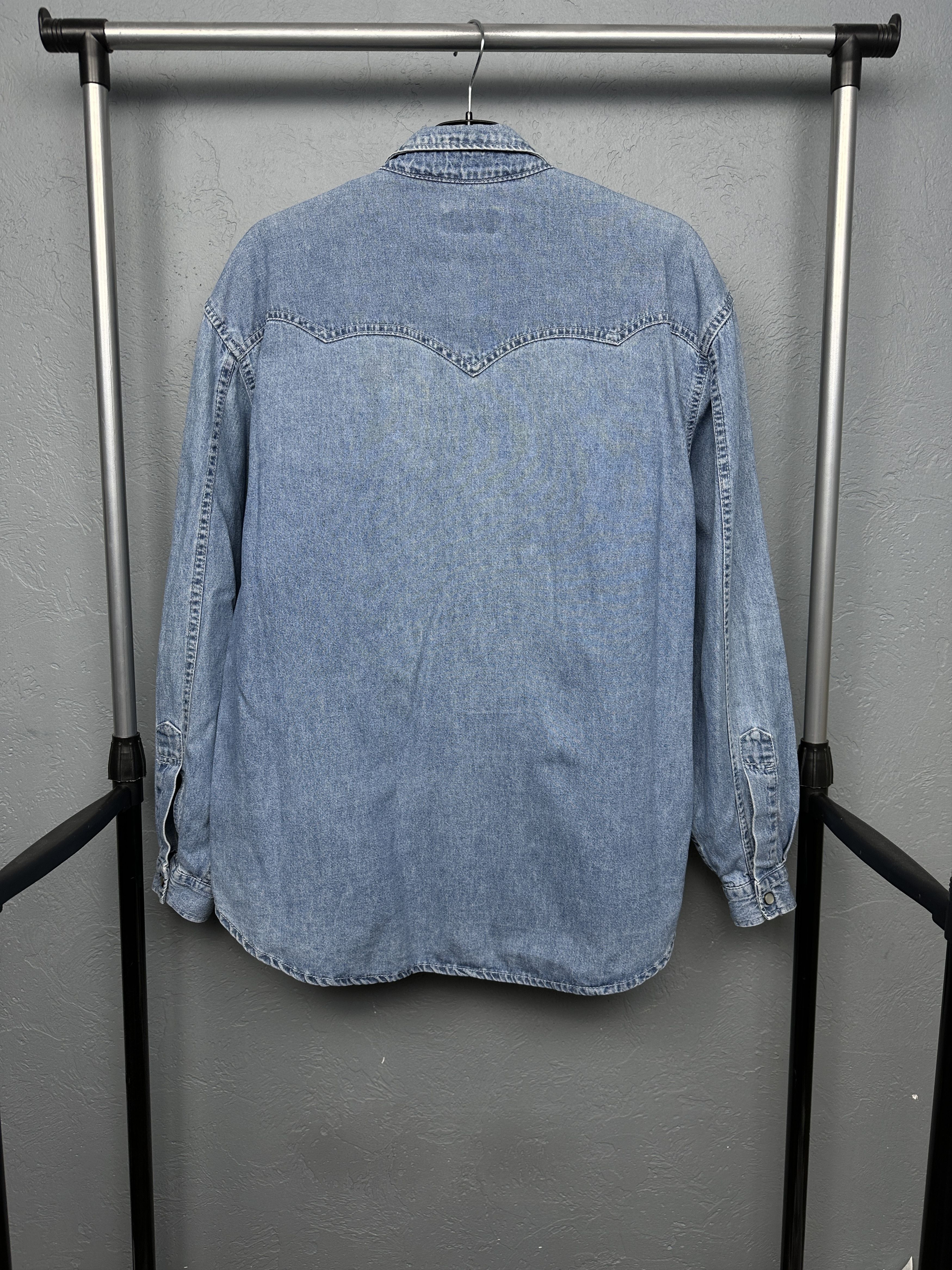 Edwin Edwin Vintage Mens Denim Shirt Size US M / EU 48-50 / 2 - 8 Thumbnail