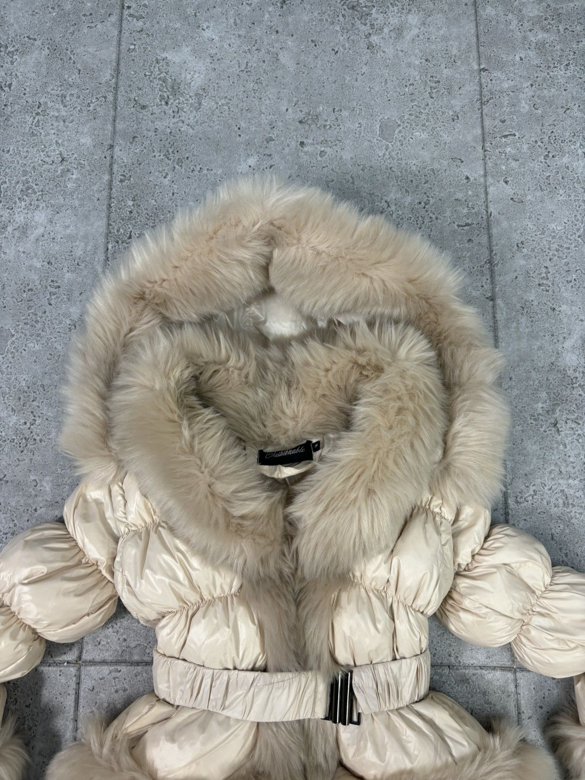Hysteric Glamour × Japanese Brand Rare Archive Japanese Fur Bomber Jacket Cropped Y2K 00s LGB Size M / US 6-8 / IT 42-44 - 4 Thumbnail