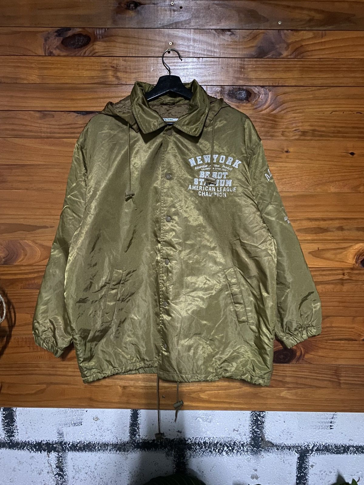 Japanese Brand Vintage OP International “New York Stadium” Coach Jacket Size US M / EU 48-50 / 2 - 3 Thumbnail