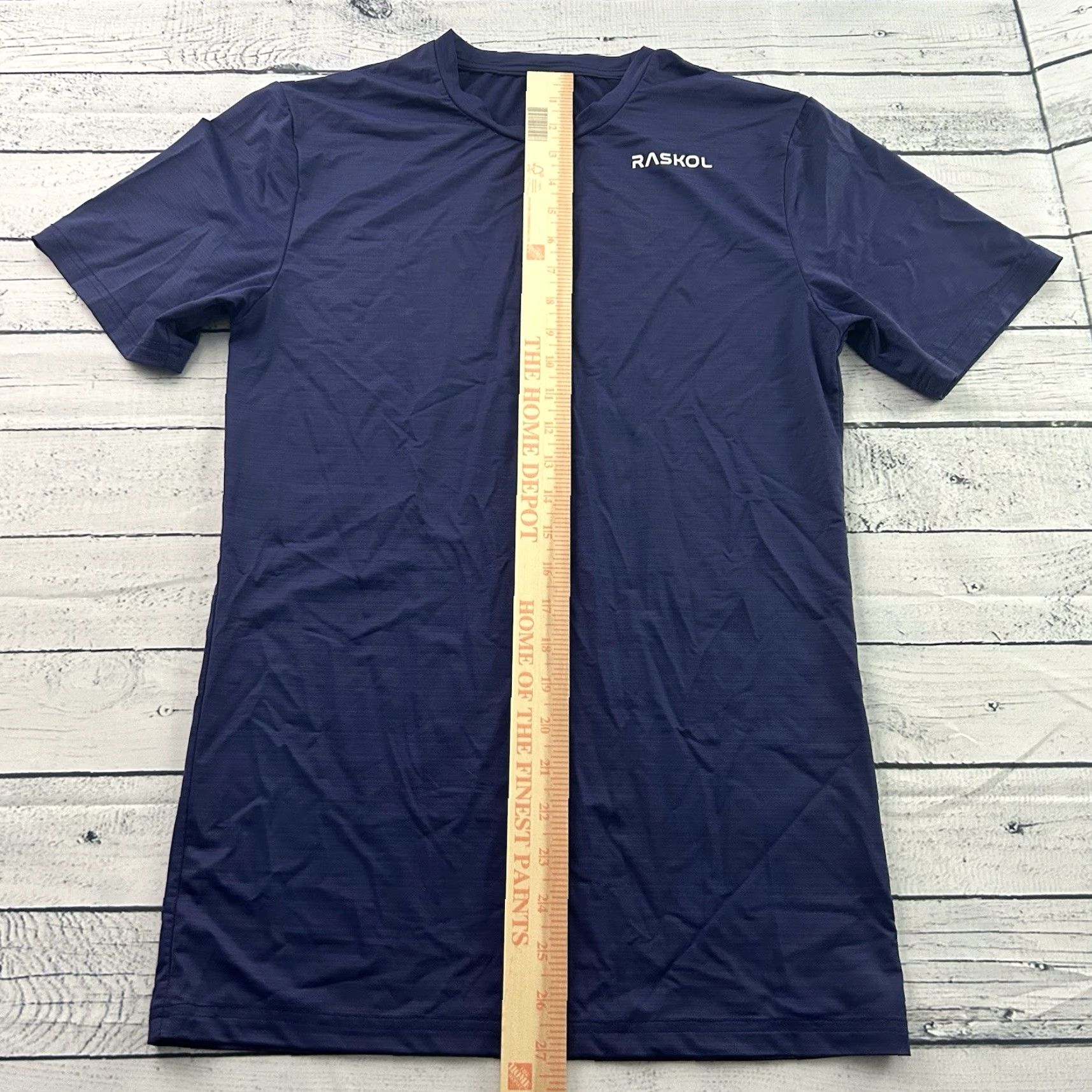 Vintage RASKOL Athletic Short Sleeve T-Shirt Men's Large Purple Blue Size US L / EU 52-54 / 3 - 2 Thumbnail