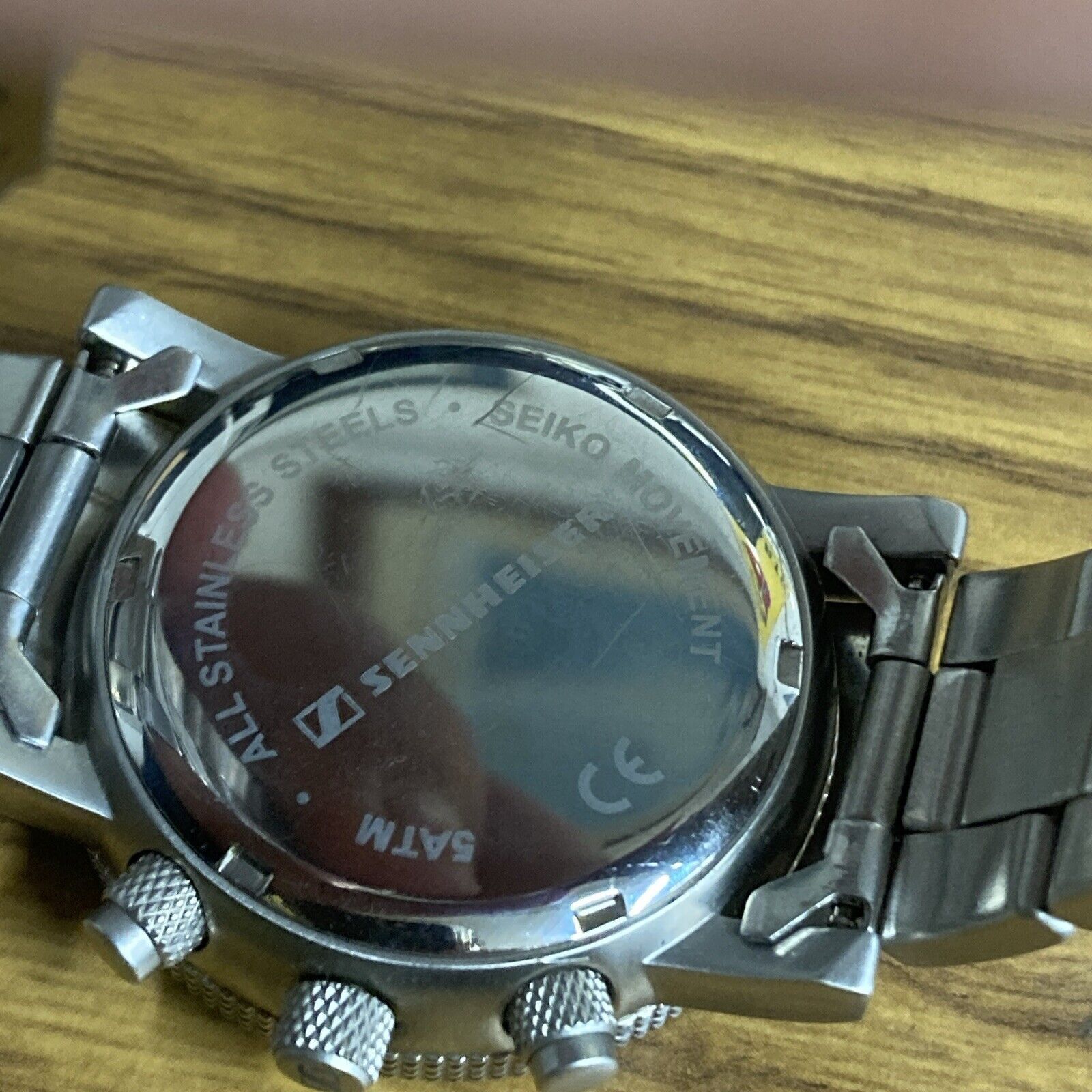 Other EXTREMELY RARE SENNHEISER Watch, Chronograph Quartz In Steel Size ONE SIZE - 17 Thumbnail