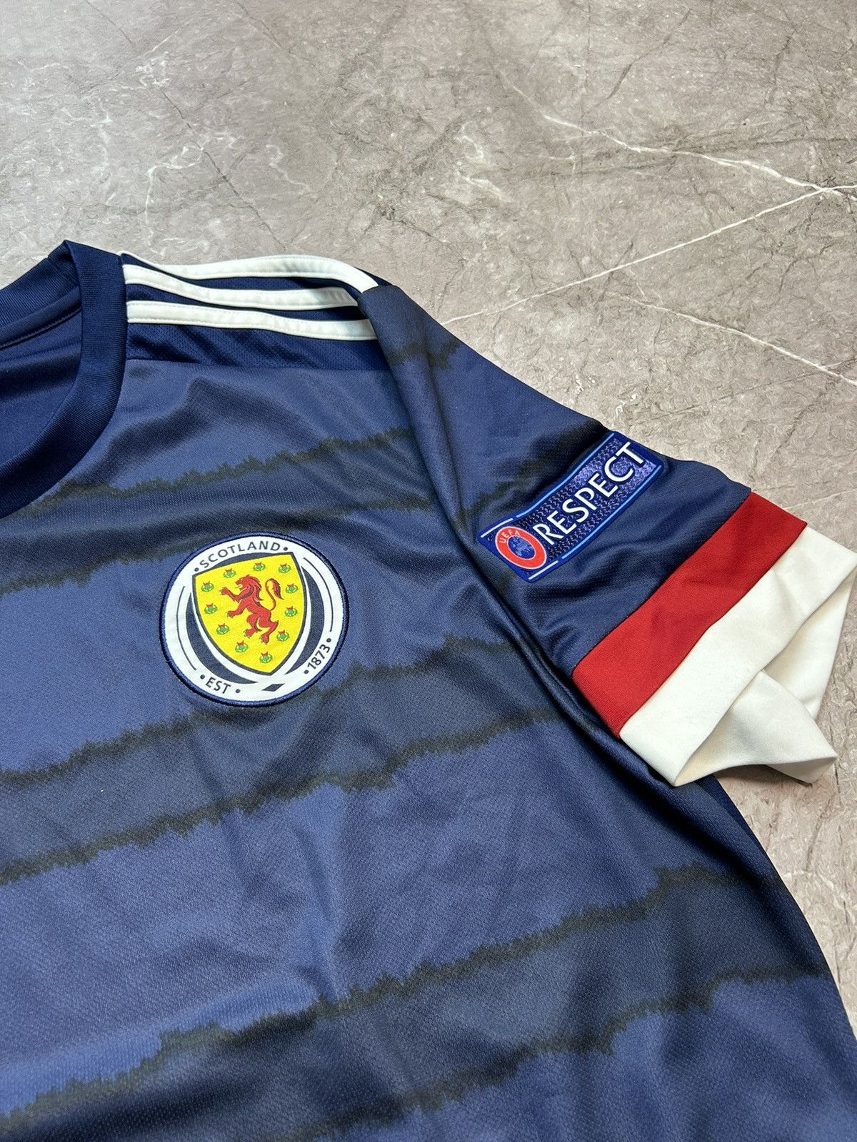 Adidas × Vintage Adidas Scotland 2020 Home Kit Soccer Jersey Size US XL / EU 56 / 4 - 5 Thumbnail