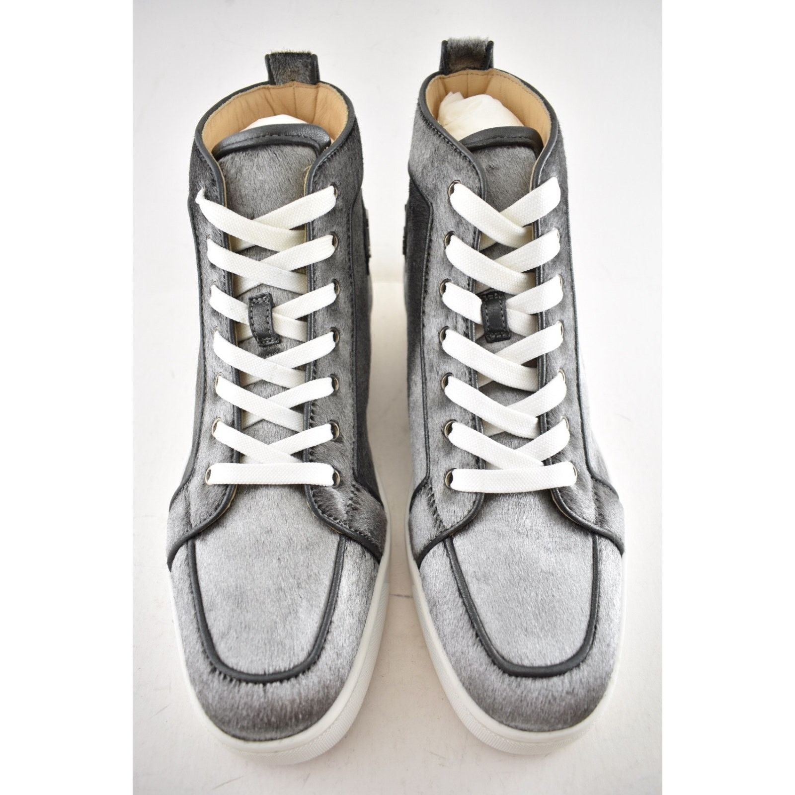 Christian Louboutin Christian Louboutin Mens Rantus Orlato Flat Silver Pony High Size US 11 / EU 44 - 6 Thumbnail