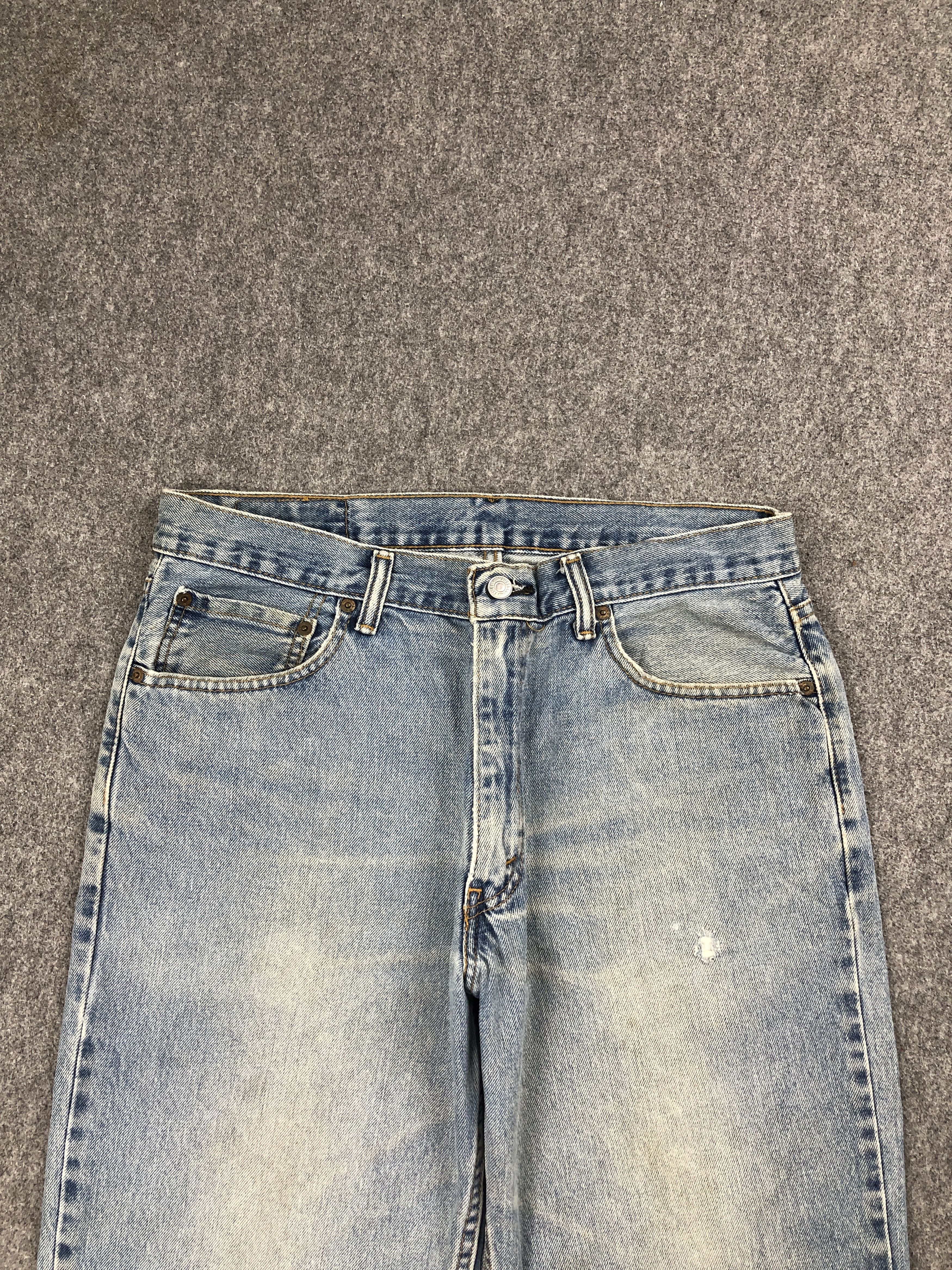 Levi's Lighwash Vintage Levis 550 Jeans DP2523 Size US 32 / EU 48 - 2 Thumbnail