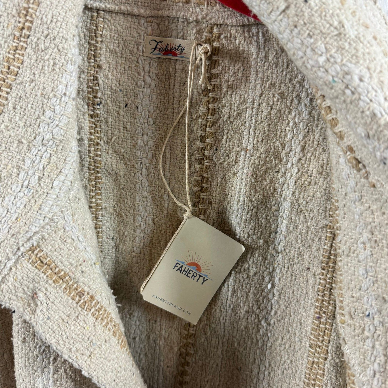 Faherty FAHERTY June lake jacket sand dune brown Size L / US 10 / IT 46 - 9 Thumbnail