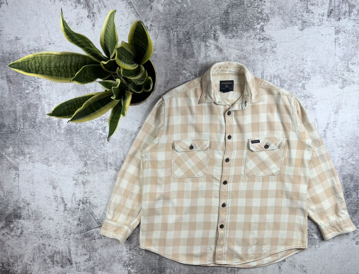 Woolrich Woolen Mills Woolrich Western Check Men’s Large Flannel Plaid Cotton Button Rap Jacket Shirt Size US L / EU 52-54 / 3 - 1 Thumbnail