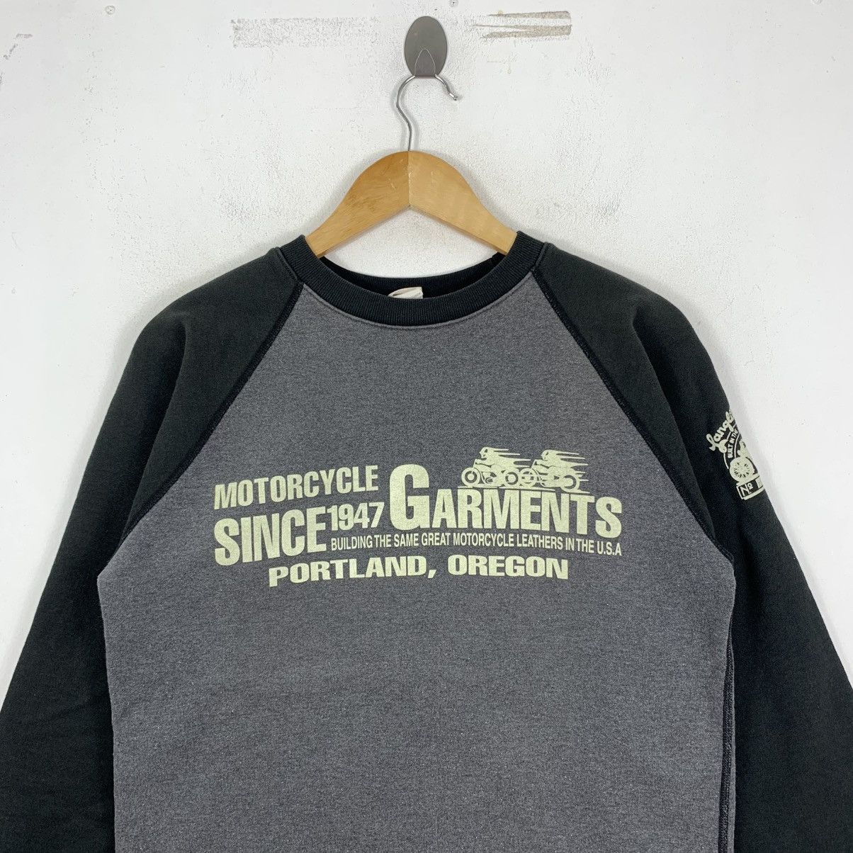 Japanese Brand LANGLITZ LEATHER Motorcycle Garments Japanese Sweatshirt Size US M / EU 48-50 / 2 - 3 Thumbnail