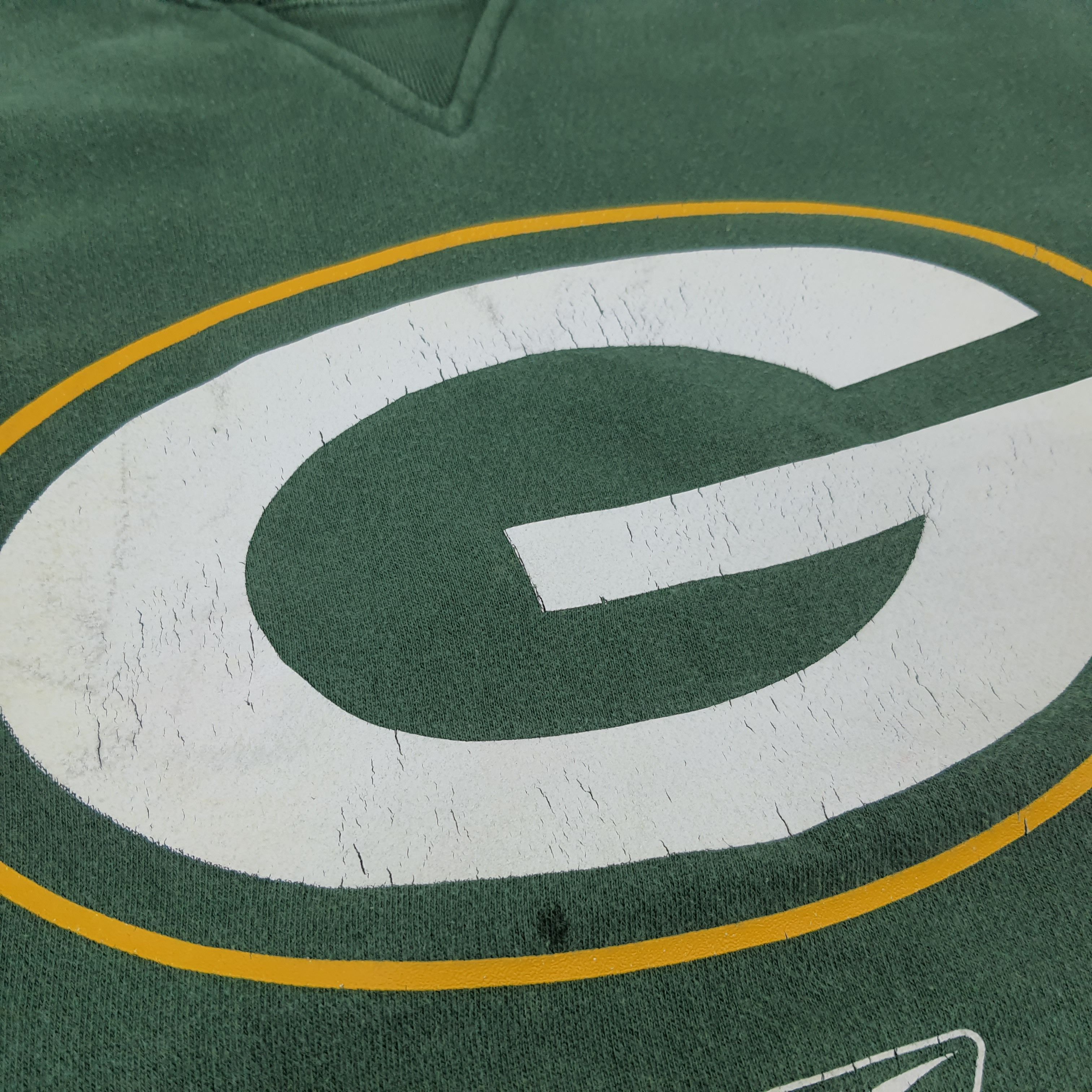 NFL × Reebok × Vintage Vintage Reebok Green Bay Packers NFL Sports Sweatshirt Size US XXL / EU 58 / 5 - 2 Thumbnail