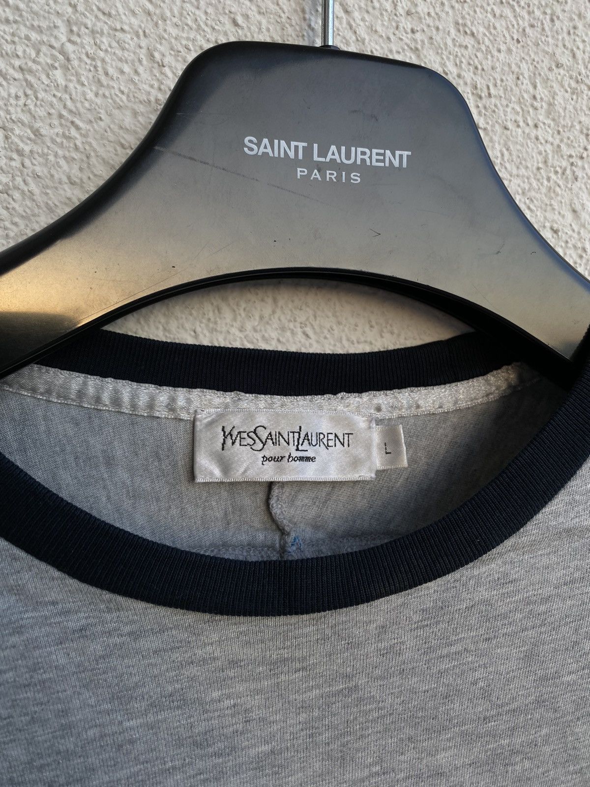 Yves Saint Laurent Big Logo YSL Longsleeve Rare Size US L / EU 52-54 / 3 - 4 Thumbnail