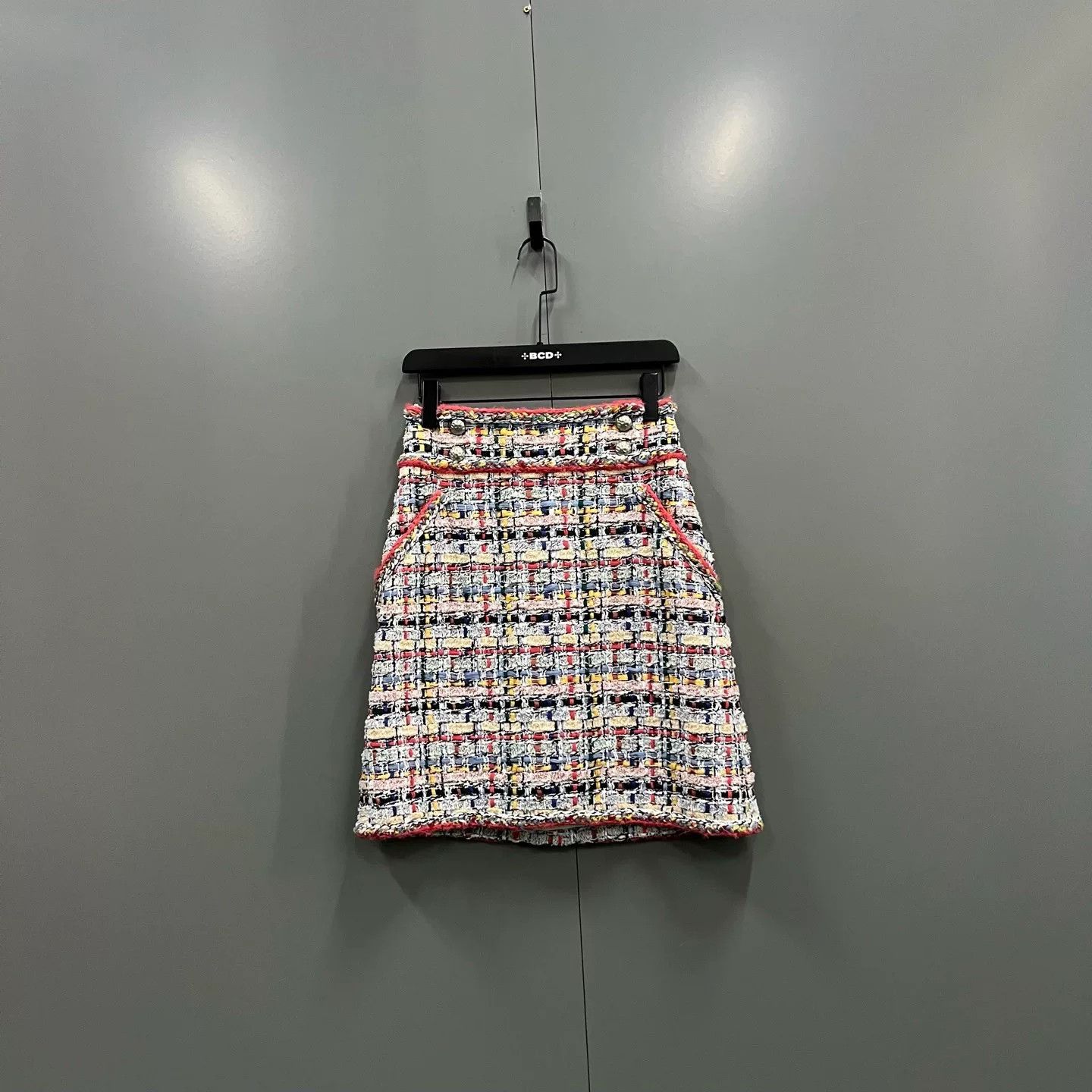 Chanel multicolored woven skirt by chanel Size 36" / US 14 / IT 50 - 1 Thumbnail