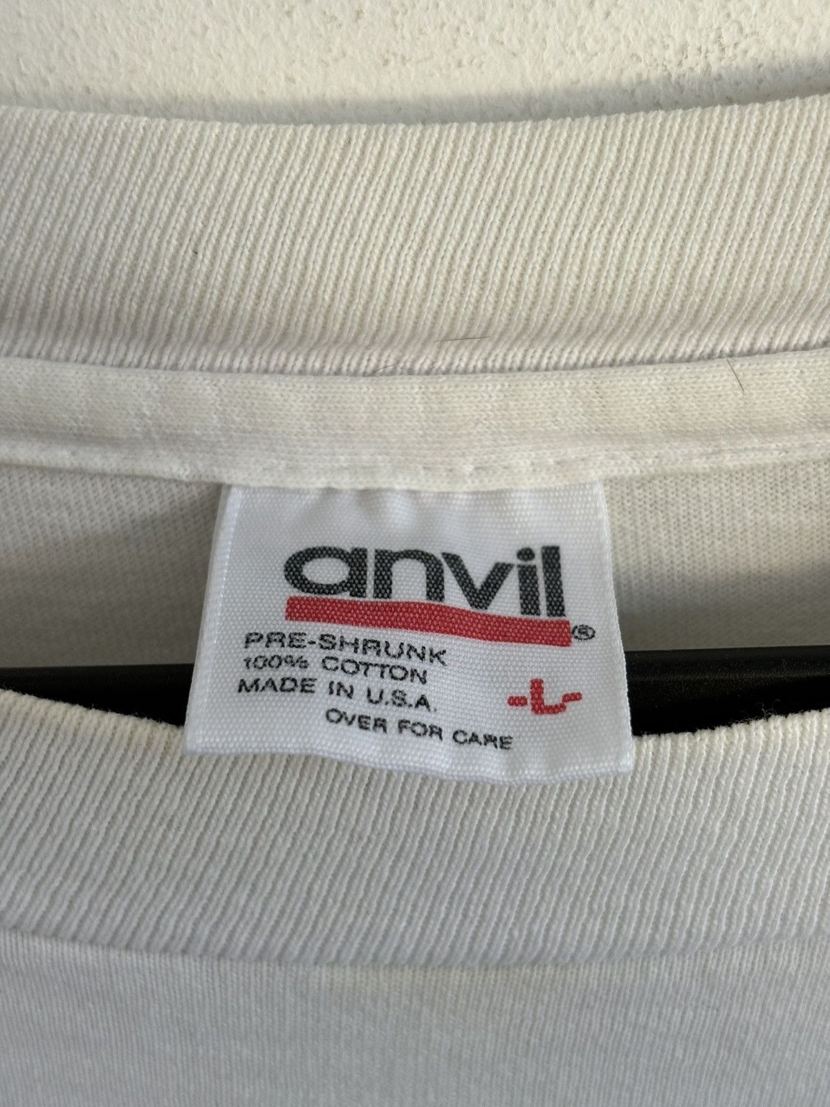 Anvil × Vintage Vintage 90s Indianapolis Marathon Art Longsleeve Size US L / EU 52-54 / 3 - 5 Thumbnail