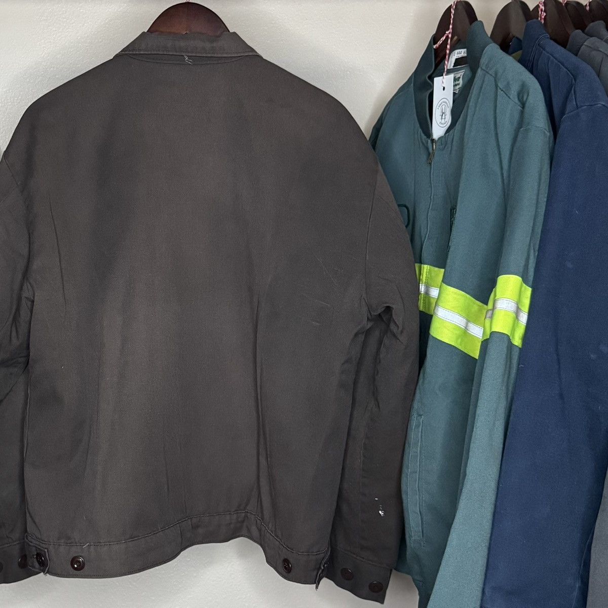 Red Kap thrashed faded distressed 80s big mac mechanic jacket Size US L / EU 52-54 / 3 - 2 Thumbnail
