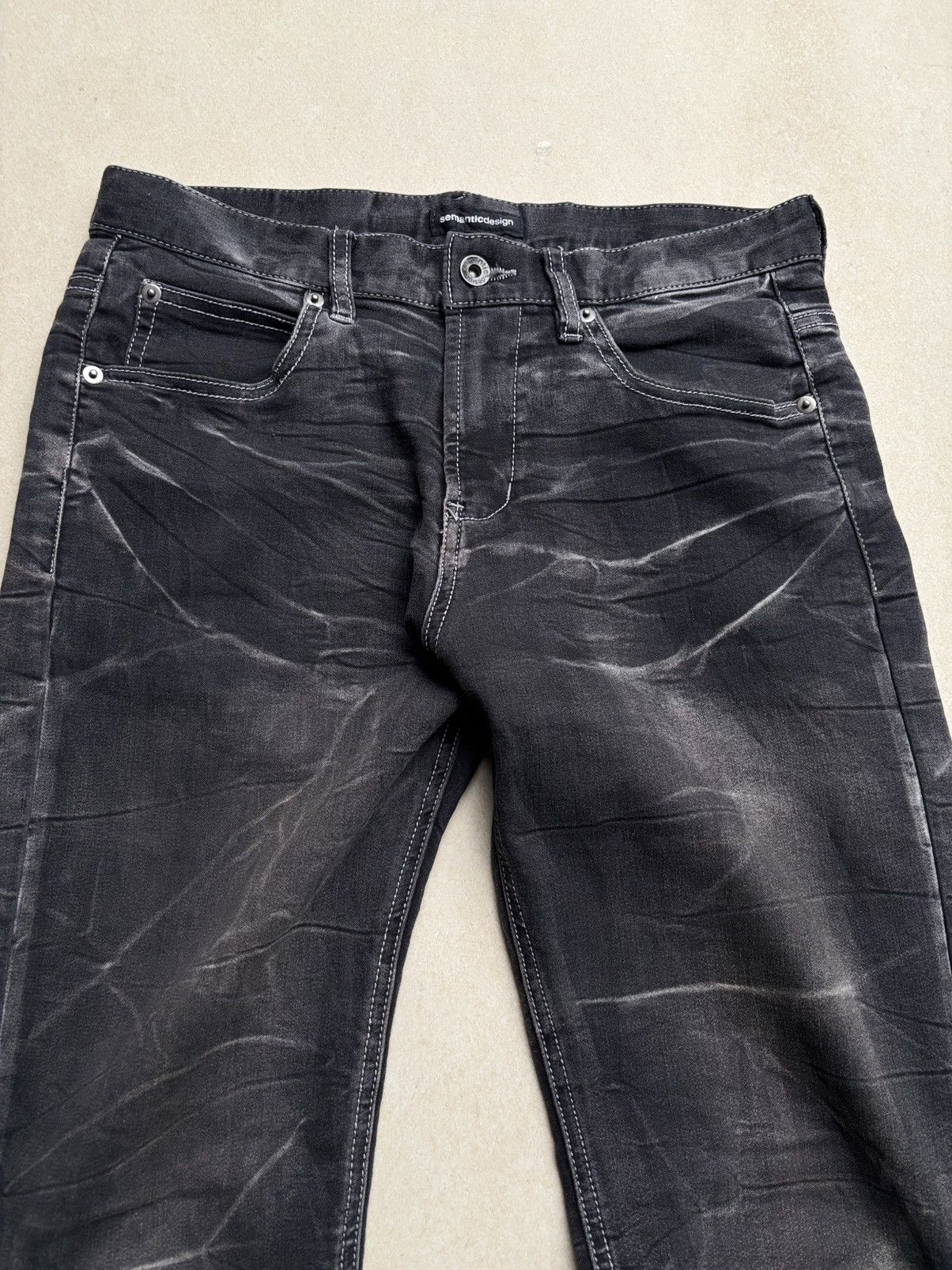 semanticdesign SEMANTIC DESIGN lace-up jeans Size US 28 / EU 44 - 3 Thumbnail