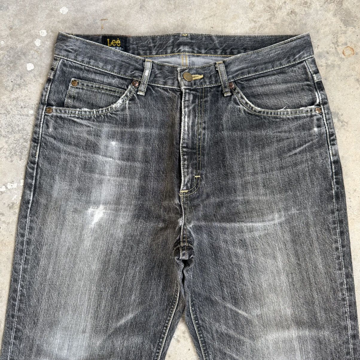 Lee Vintage Lee Faded Black Denim Jean Pants W33 Size US 33 - 2 Thumbnail