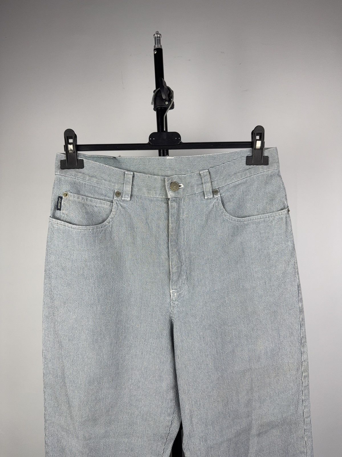 Ralph Lauren Luxury Retro 00s Ralph Lauren Vintage Striped Denim Jeans Size 30" / US 8 / IT 44 - 4 Thumbnail