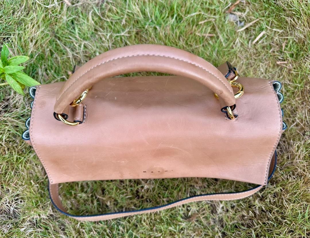 Marni Authentic Marni Trunk Smooth Calfskin Crossbody Bag Size ONE SIZE - 5 Thumbnail