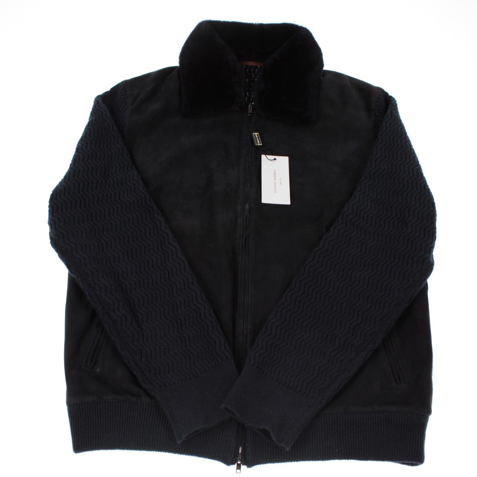 Luciano Barbera Luciano Barbera Sweater Size US XL in Blue Size US XL / EU 56 / 4 - 3 Thumbnail