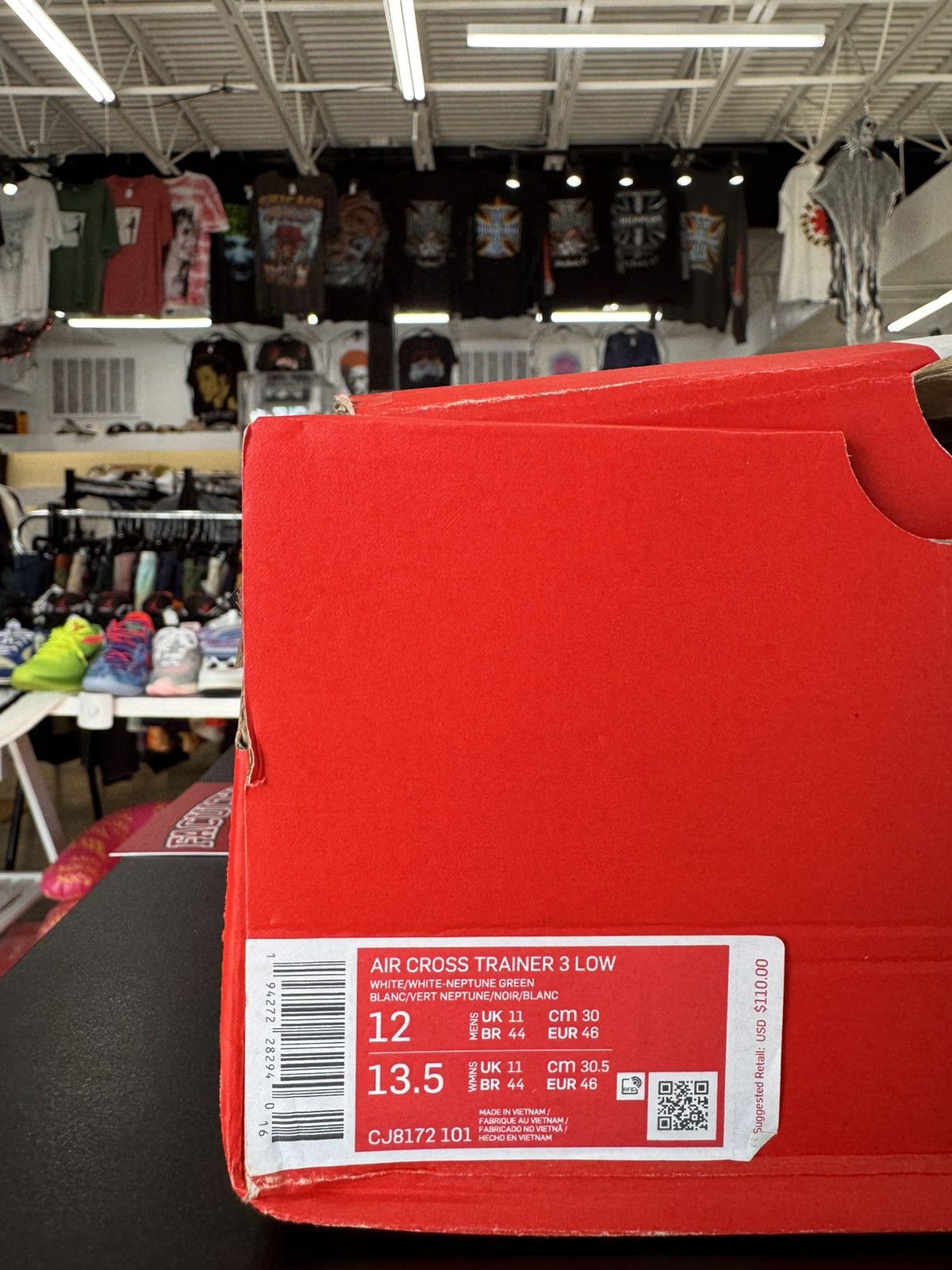 Nike Nike Air Cross Trainer 3 White Green Black Size 12 (2020) Size US 12 / EU 45 - 11 Thumbnail