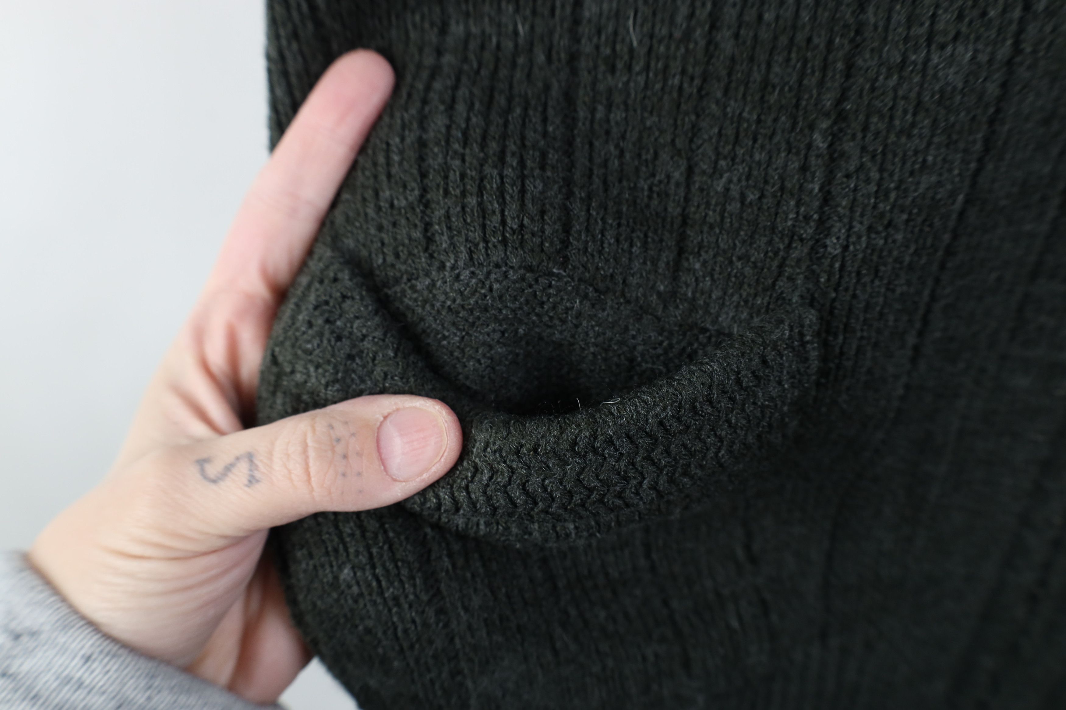 Vintage Vintage 90s Streetwear Ribbed Zip Cardigan Sweater Green Size US XL / EU 56 / 4 - 4 Thumbnail