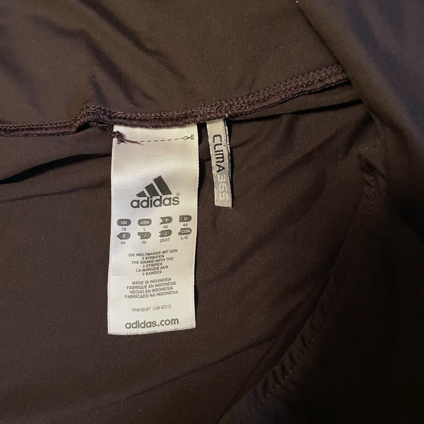 Adidas Adidas Clima365 Women's Track Jacket L Brown Solid Pockets Lightweight Zip Running Gym Training Reg. Womens Size L / US 10 / IT 46 - 4 Thumbnail