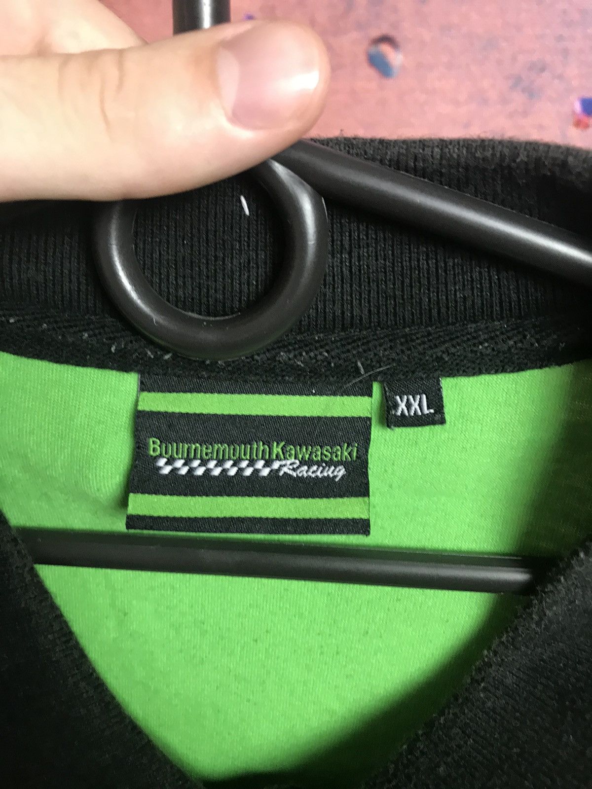 Vintage Vintage Kawasaki racing polo tee Size US XXL / EU 58 / 5 - 5 Thumbnail